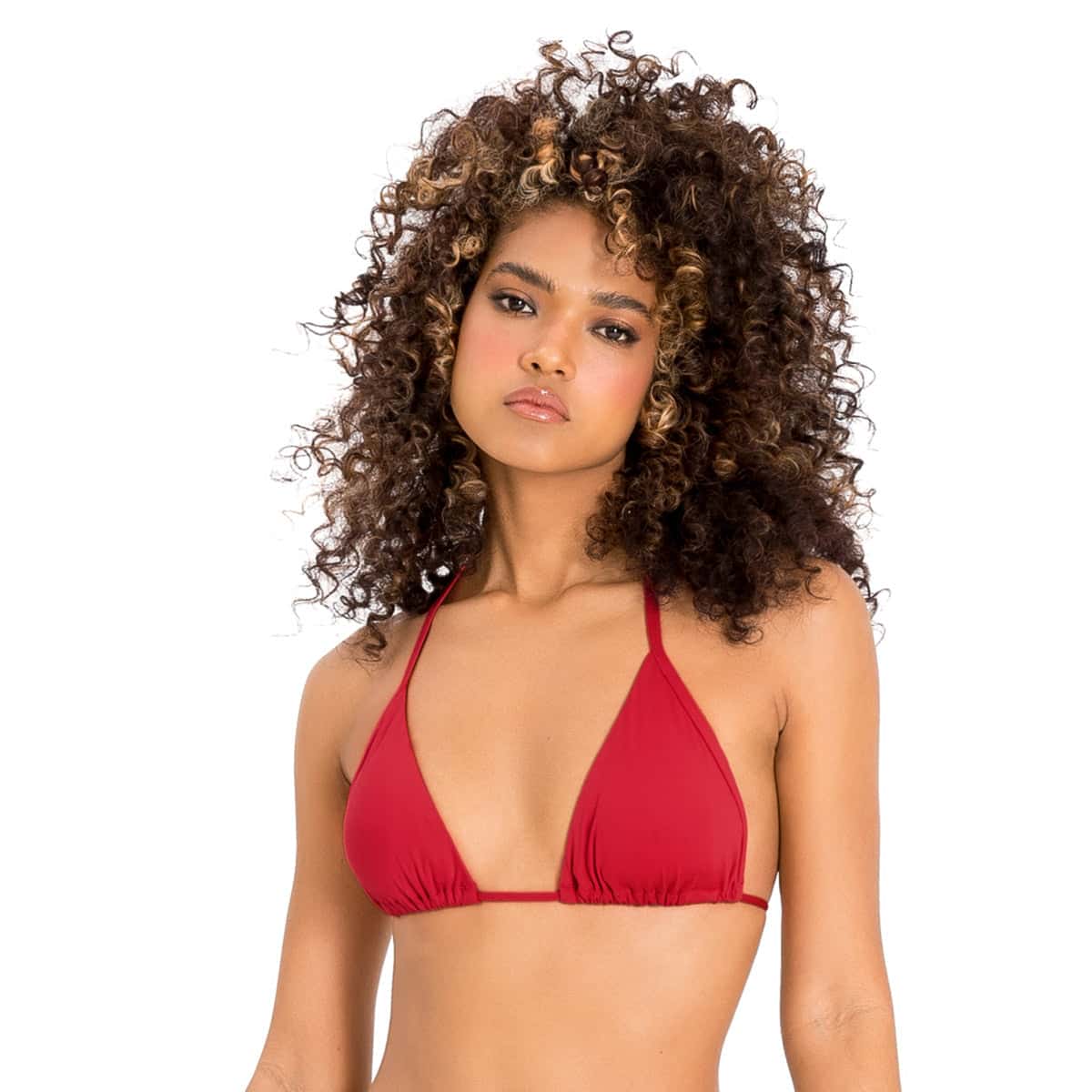 TOP DE VESTIDO DE BAÑO DE ANUDAR EN CUELLO Y ESPALDA