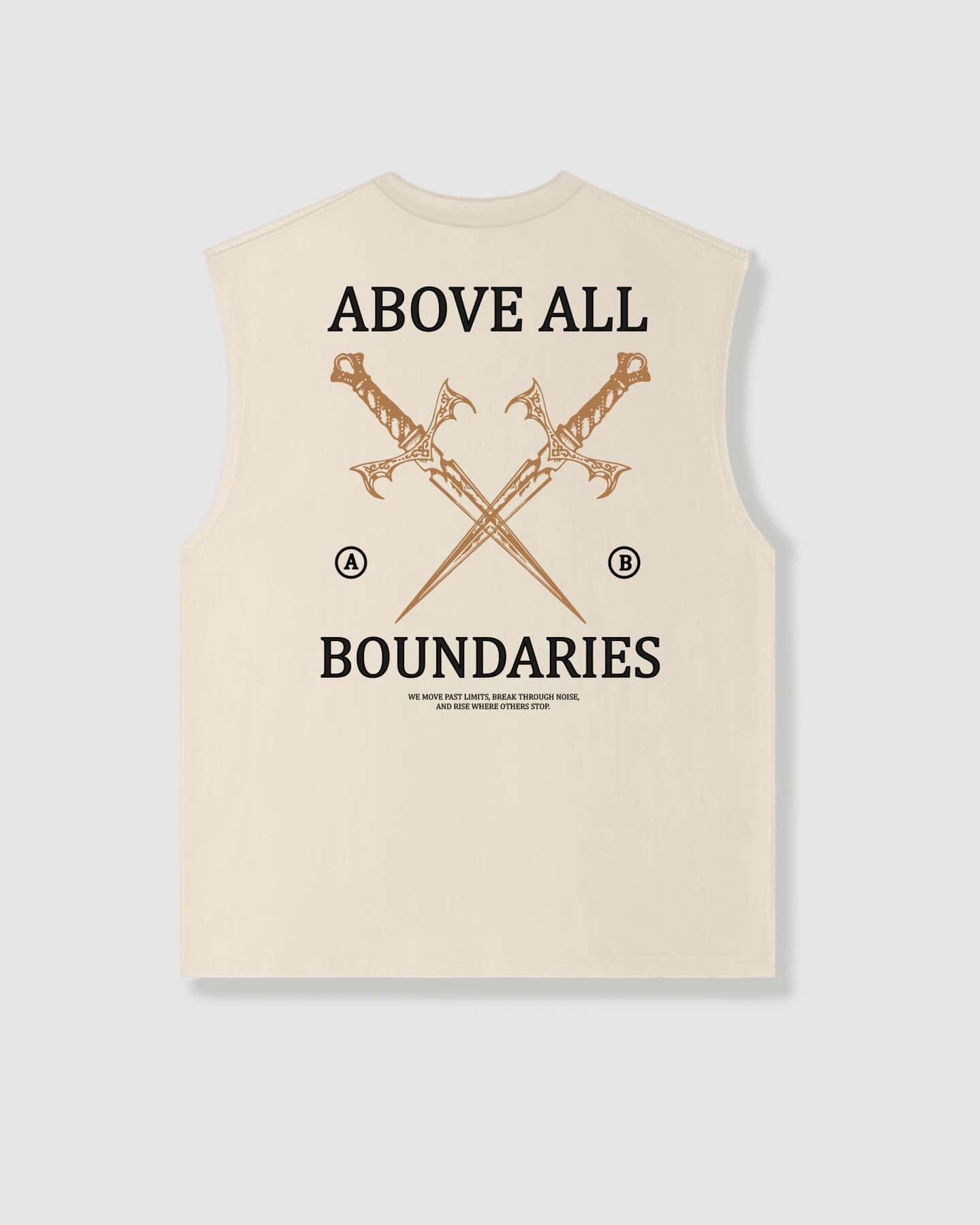 Oversized Sleeveless Boundaries Vanilla
