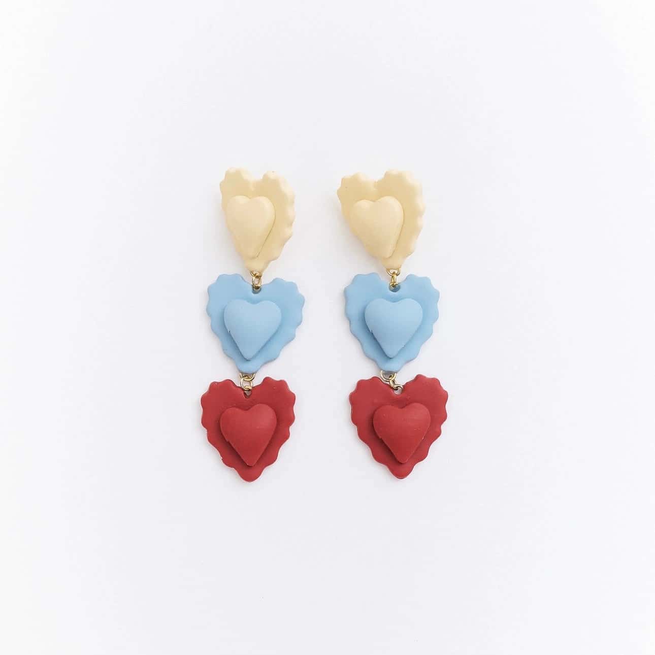 Aretes Latidos tricolor