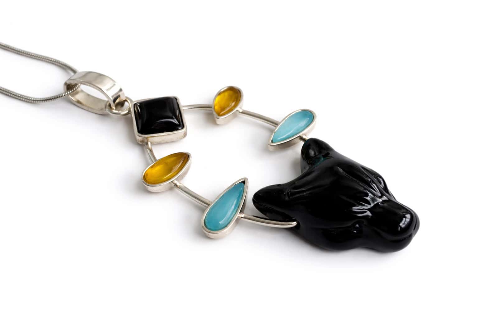 Jaguar of the Two Moons Pendant - miniatura 3