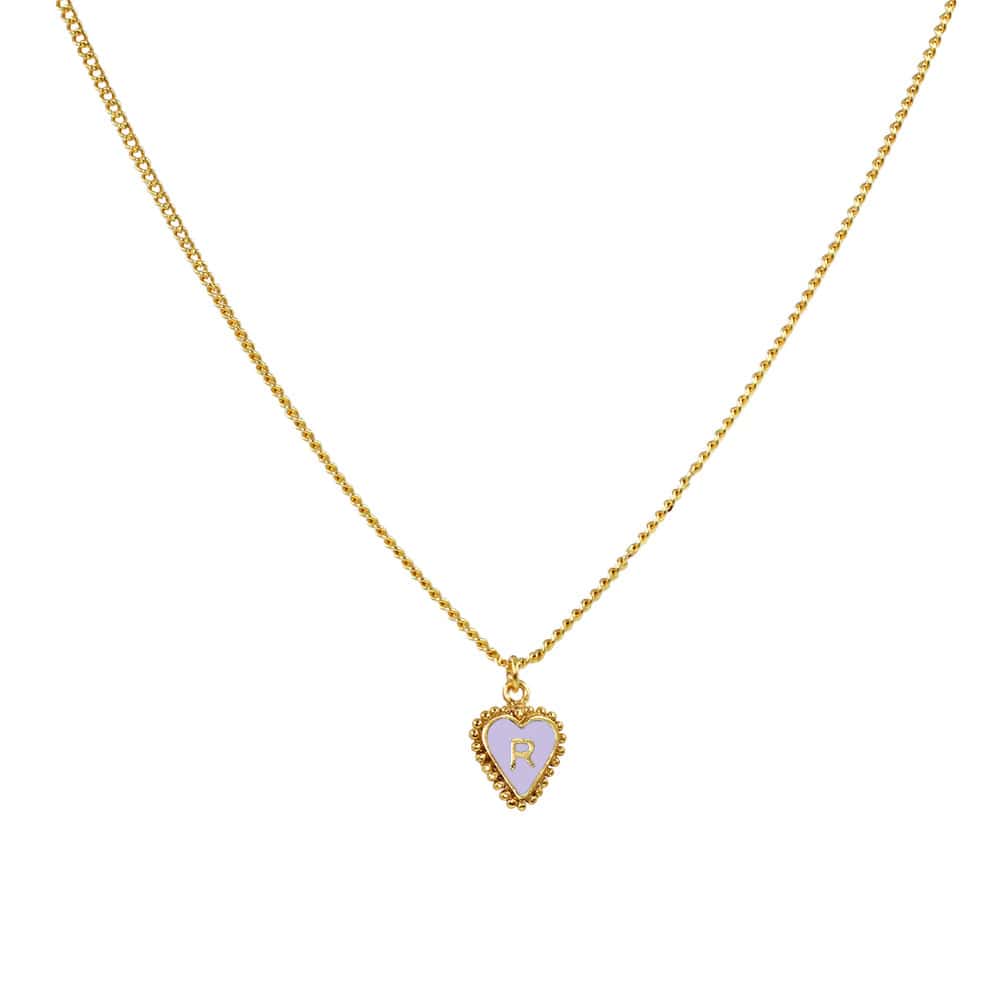 Cadena 1 Letra Heart Morado - miniatura 19
