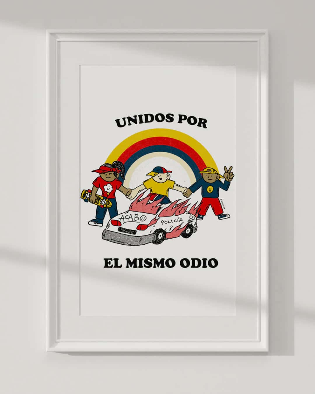 PRINT UNIDOS POR EL MISMO ODIO (PAPEL 75GR)