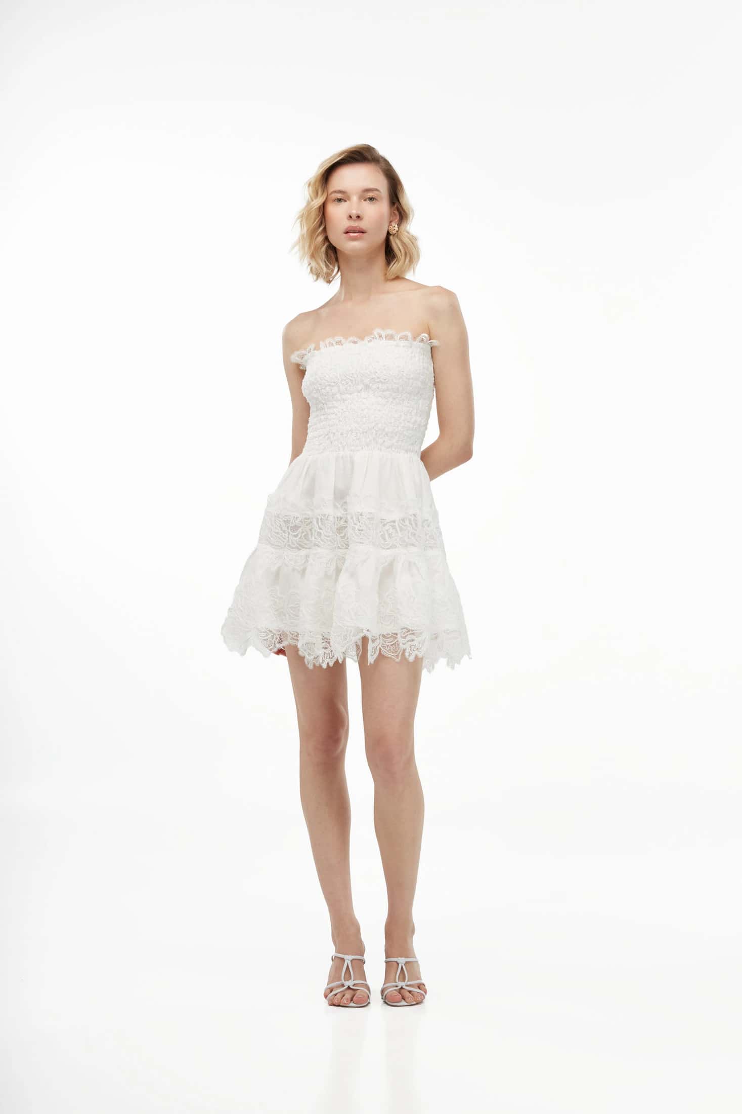 BRISA MINI DRESS WHITE