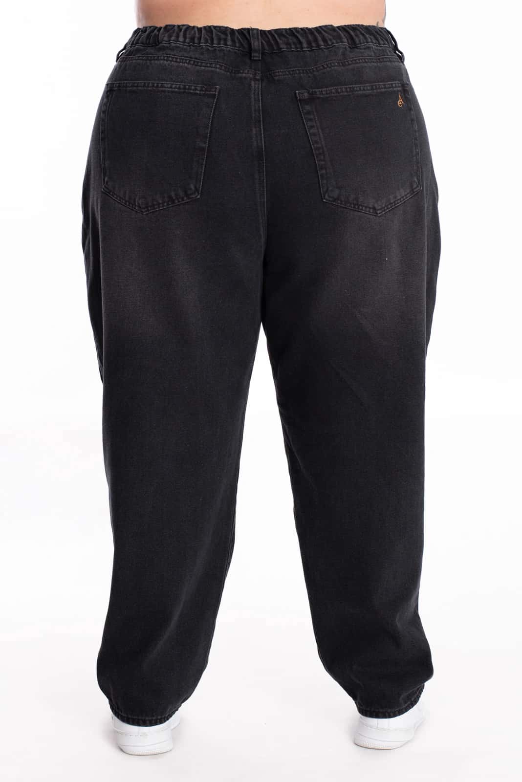Jean Boyfriend Negro Rotos 413 - miniatura 6