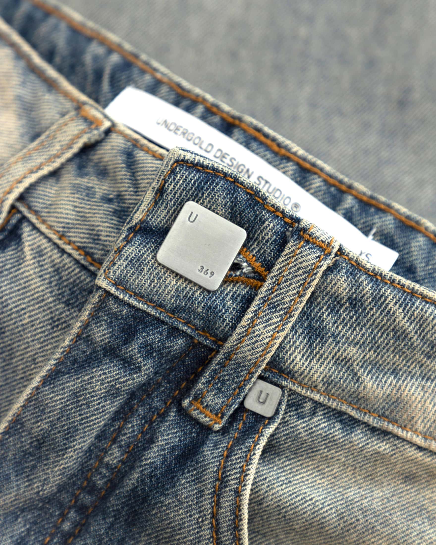 W Line Basic Wide Jeans Dirty Blue - miniatura 4