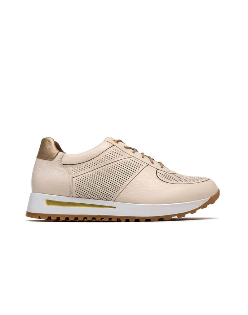 Tenis deportivo para mujer en cuero REF BOS1799