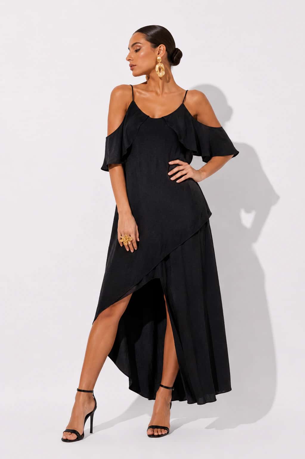 Vestido Carmela Negro - miniatura 2