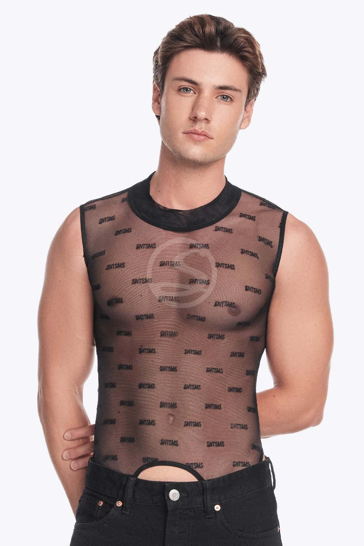 Mesh Orosho Negro Santísimas Men Ref. S-564