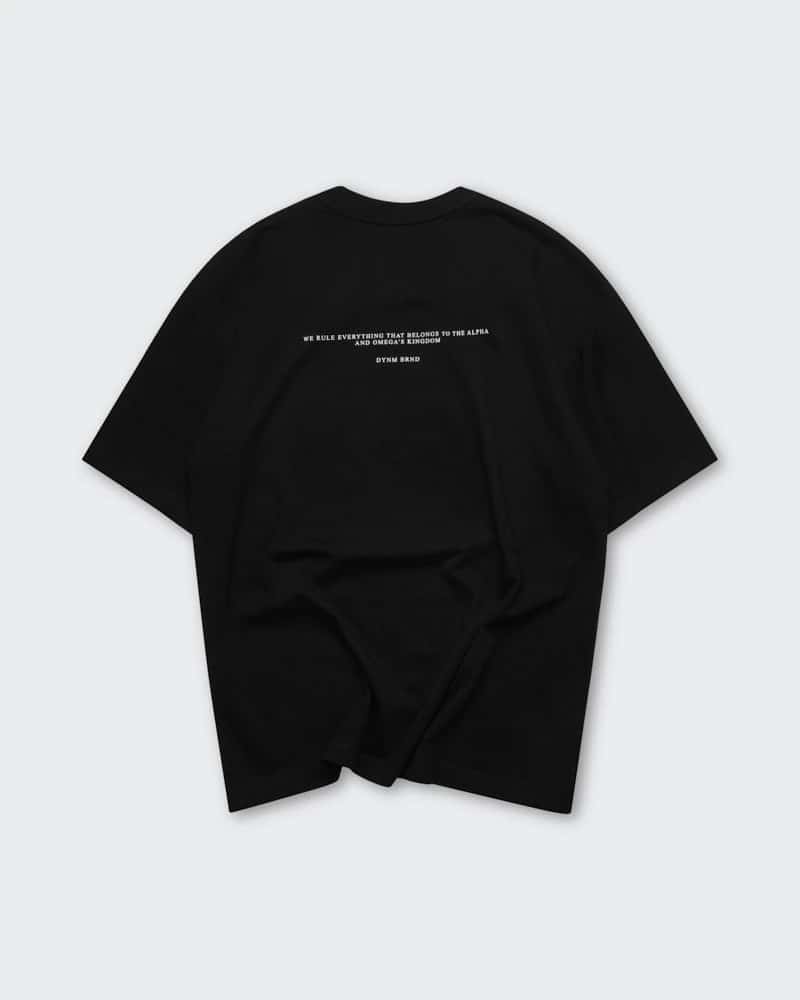 Camiseta Negra Oversize Alpha - miniatura 5