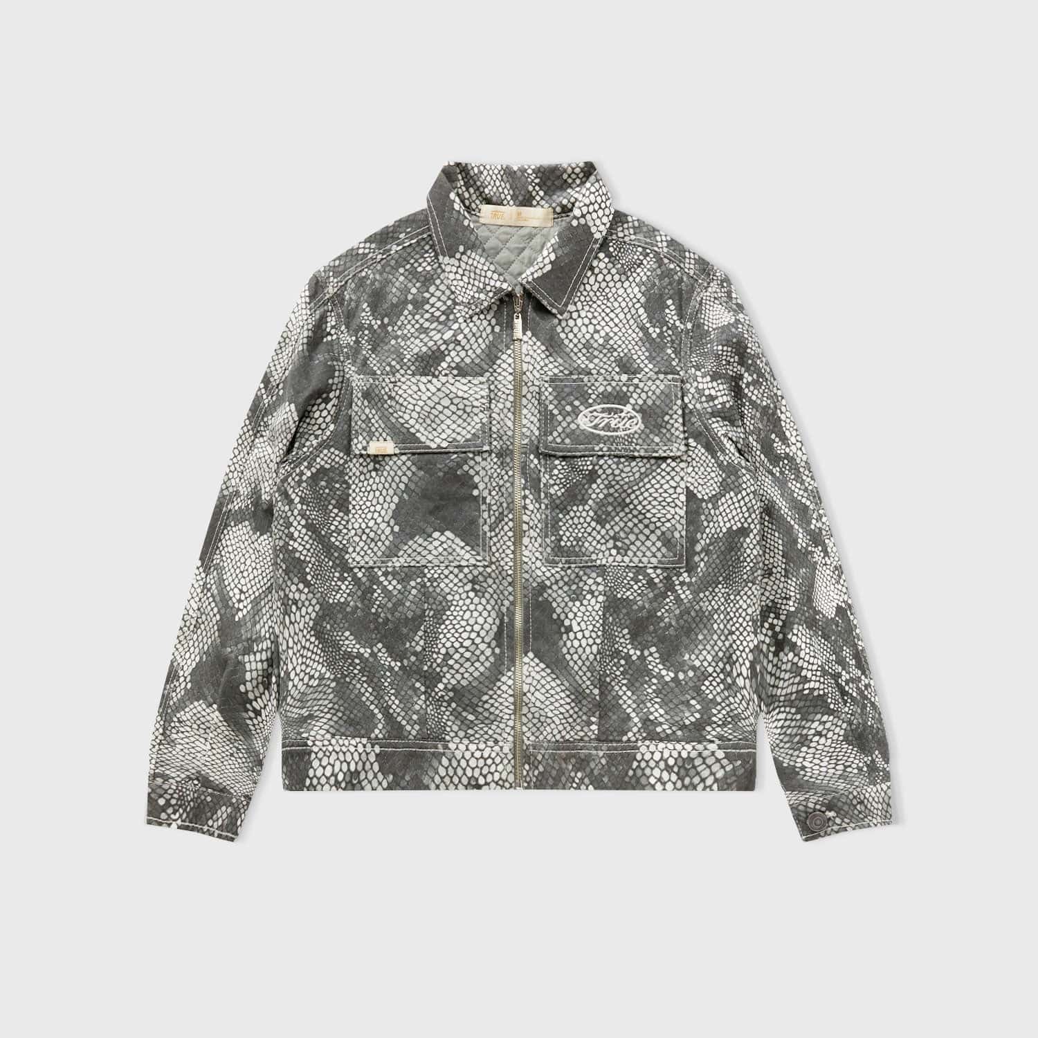 Python Drill Light Jacket - Gray
