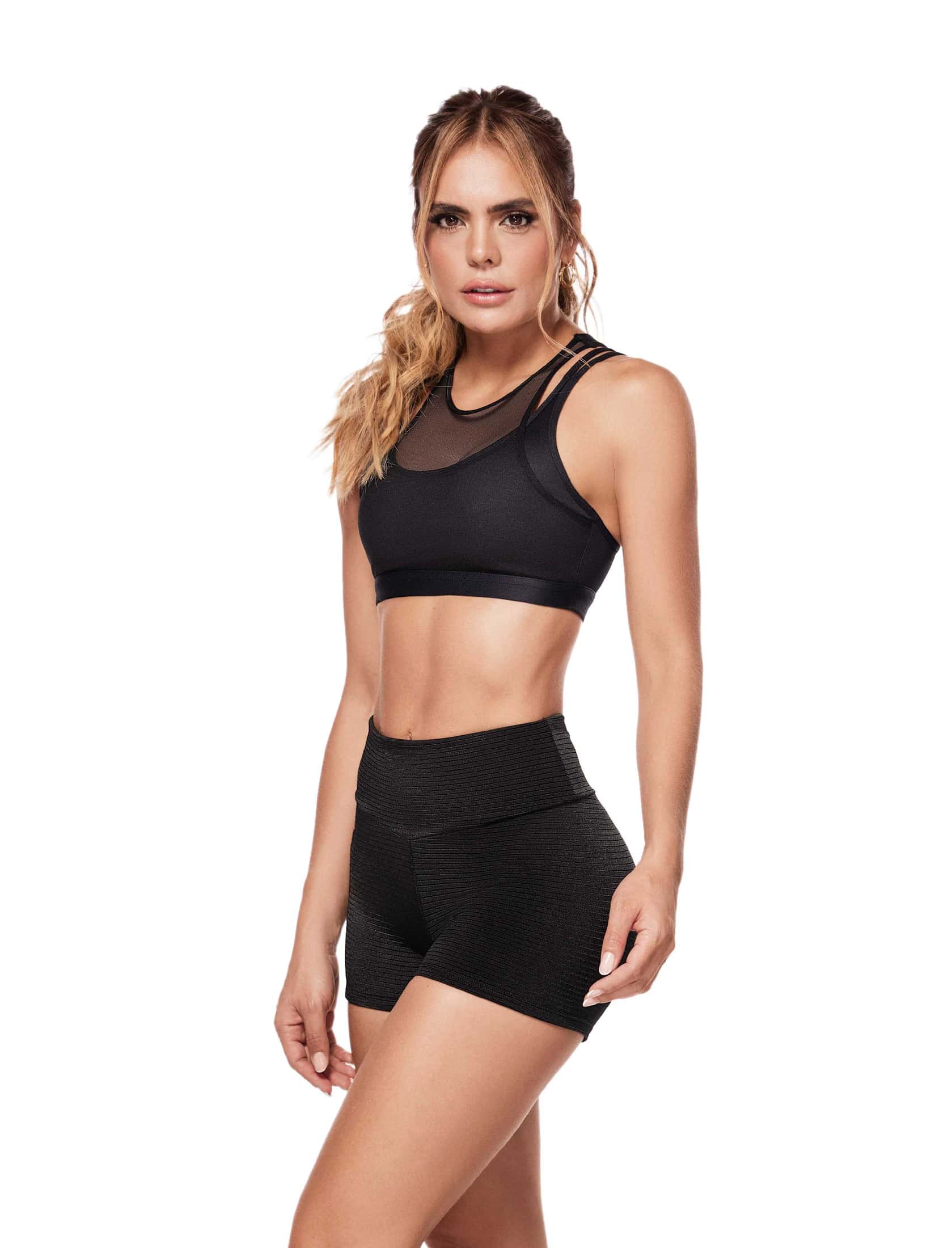 TOP DEPORTIVO 27786 - DOBLE TELA EN COPAS PARA AJUSTE