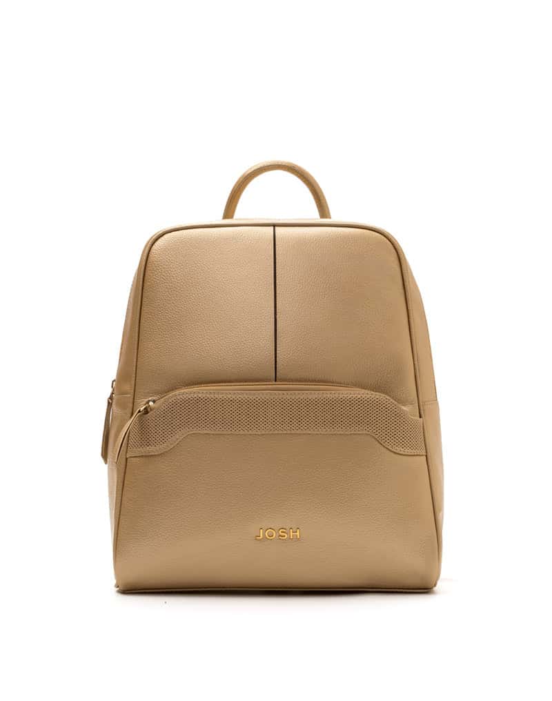 Morral mediano en cuero con grabado para dama REF P2918