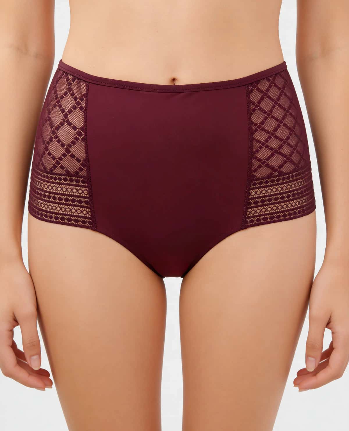 Panty Cachetero | Tiro Alto | Con Encaje