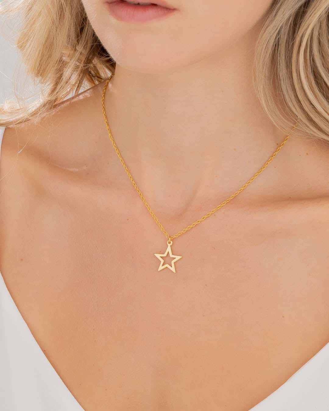 Collar Estrella  + Aretes - miniatura 1