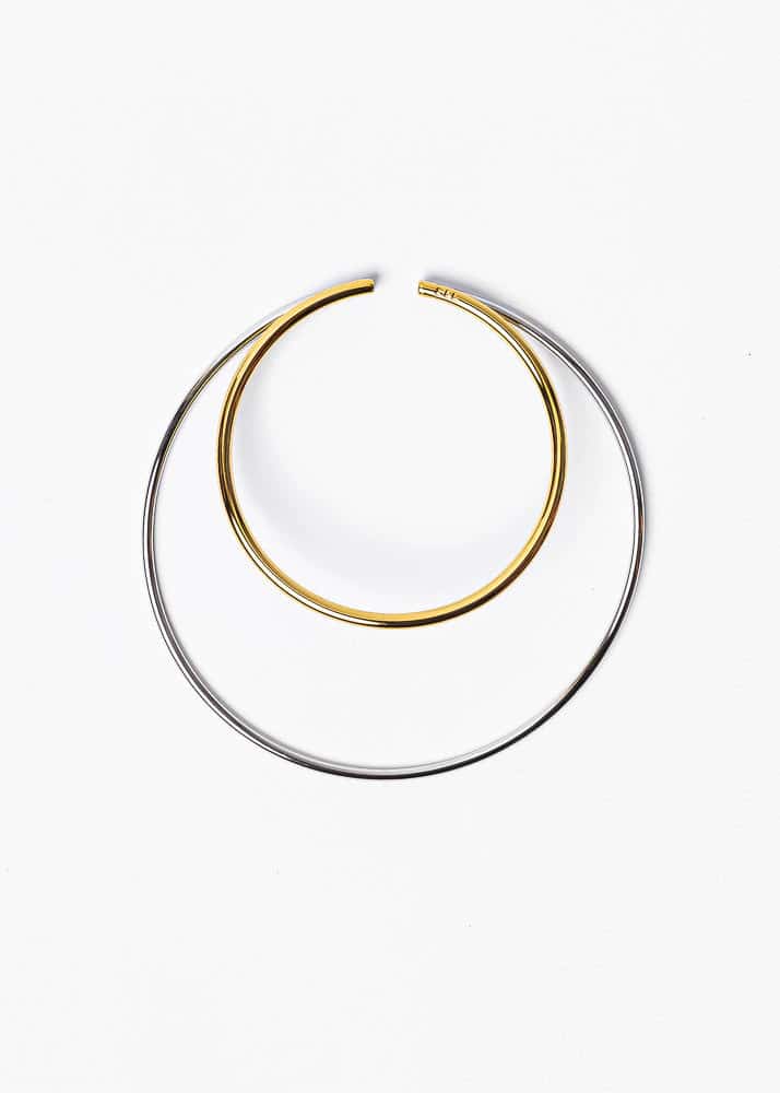 Nethos Maxi Earcuff Dorado Plateado