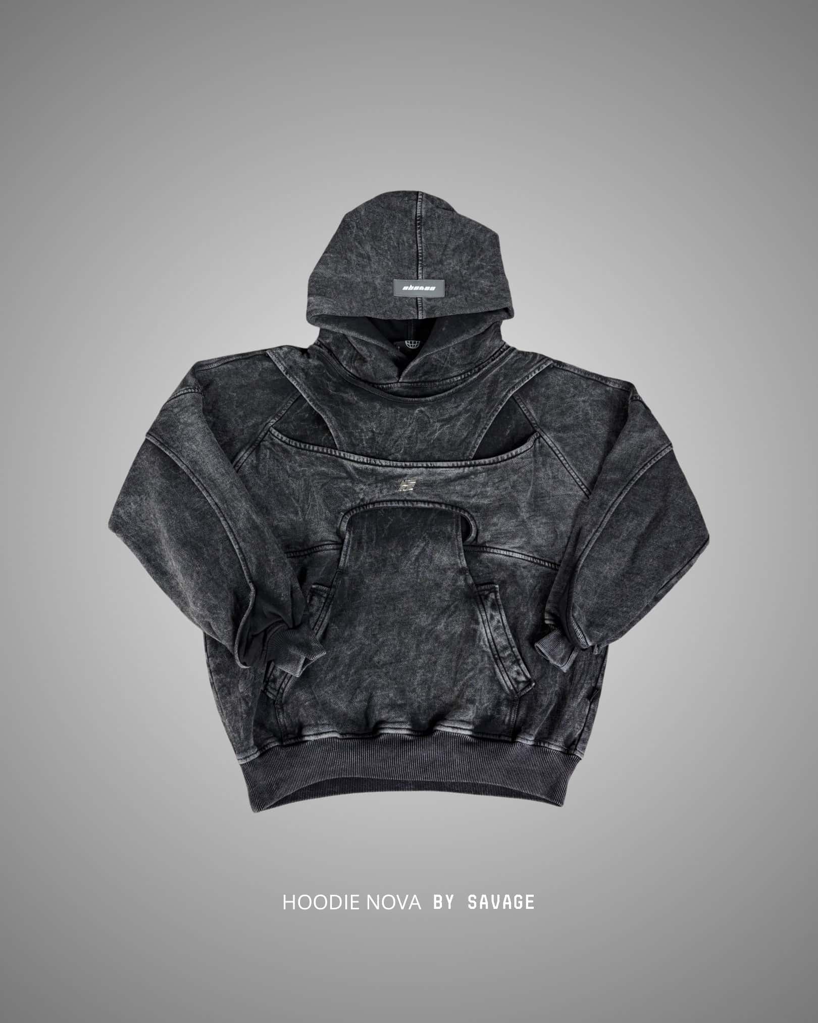 Hoodie Nova Acid Wash 400 gramos