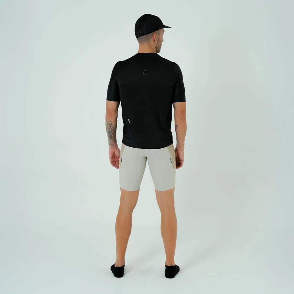 CAMISETA RUNNING MANGA CORTA PRO 405 NERO PARA HOMBRE - miniatura 2