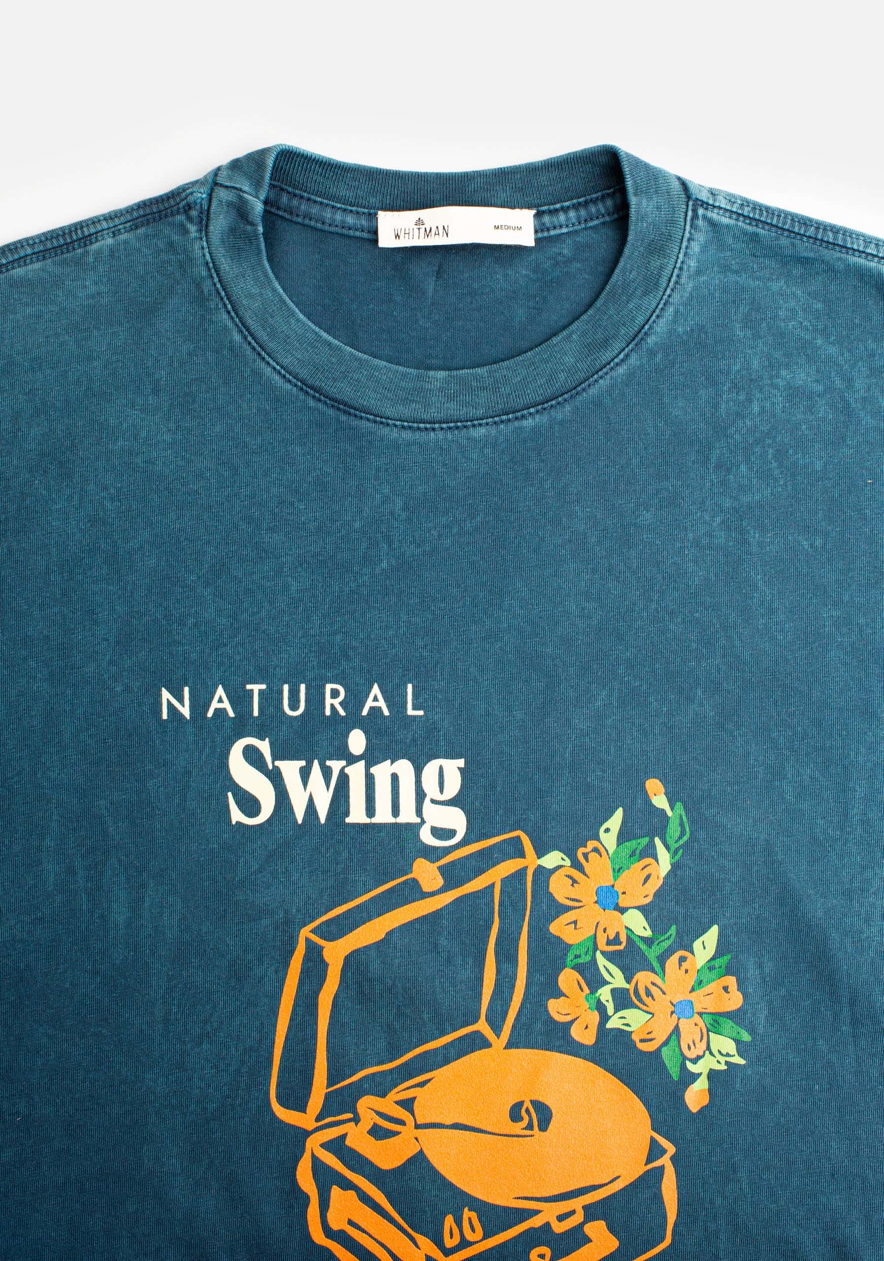 Camiseta H Vader Garment Dyed Azul - miniatura 4