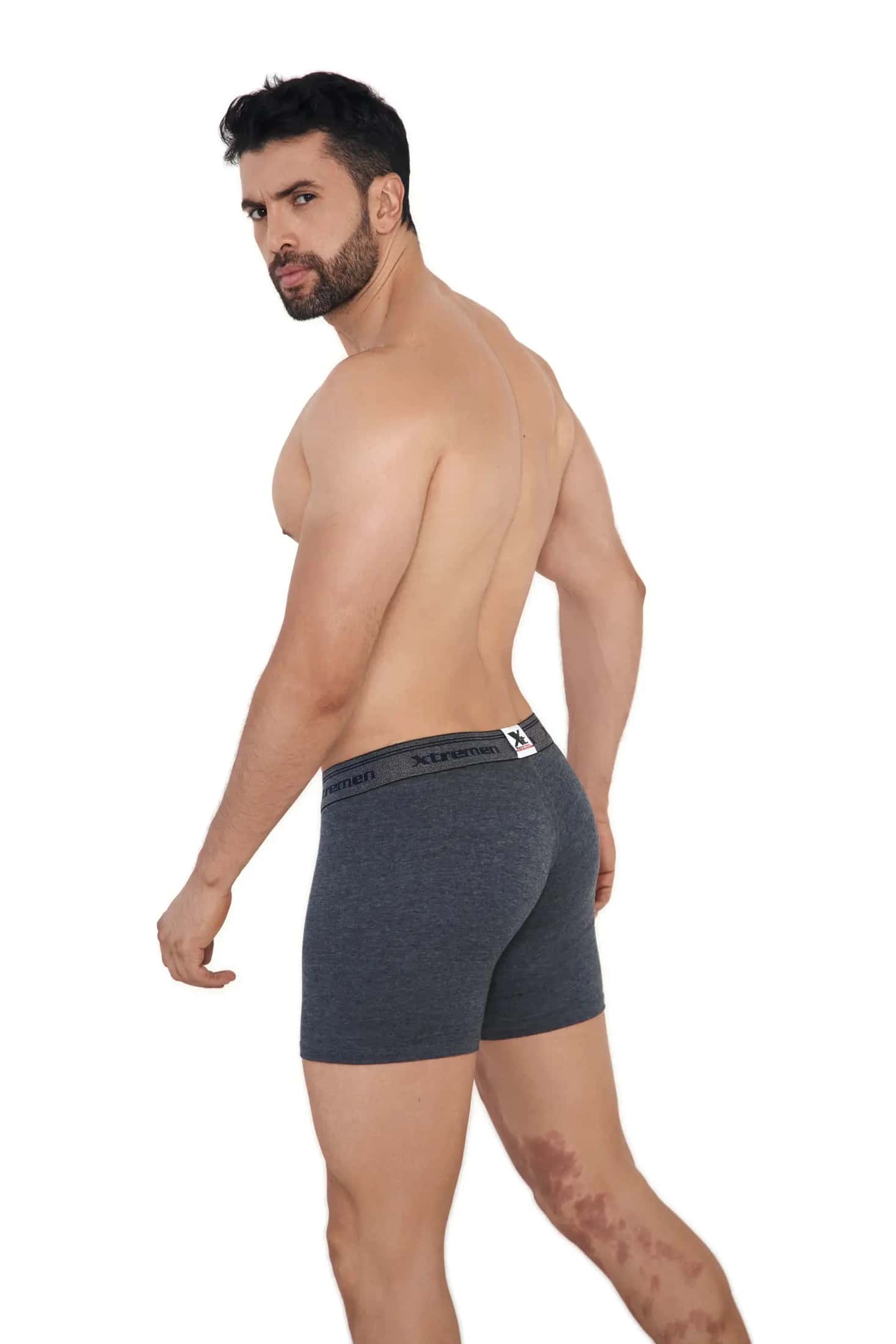BOXER ALGODÓN PINZA UP F/ENTERO  GRIS CROSS
