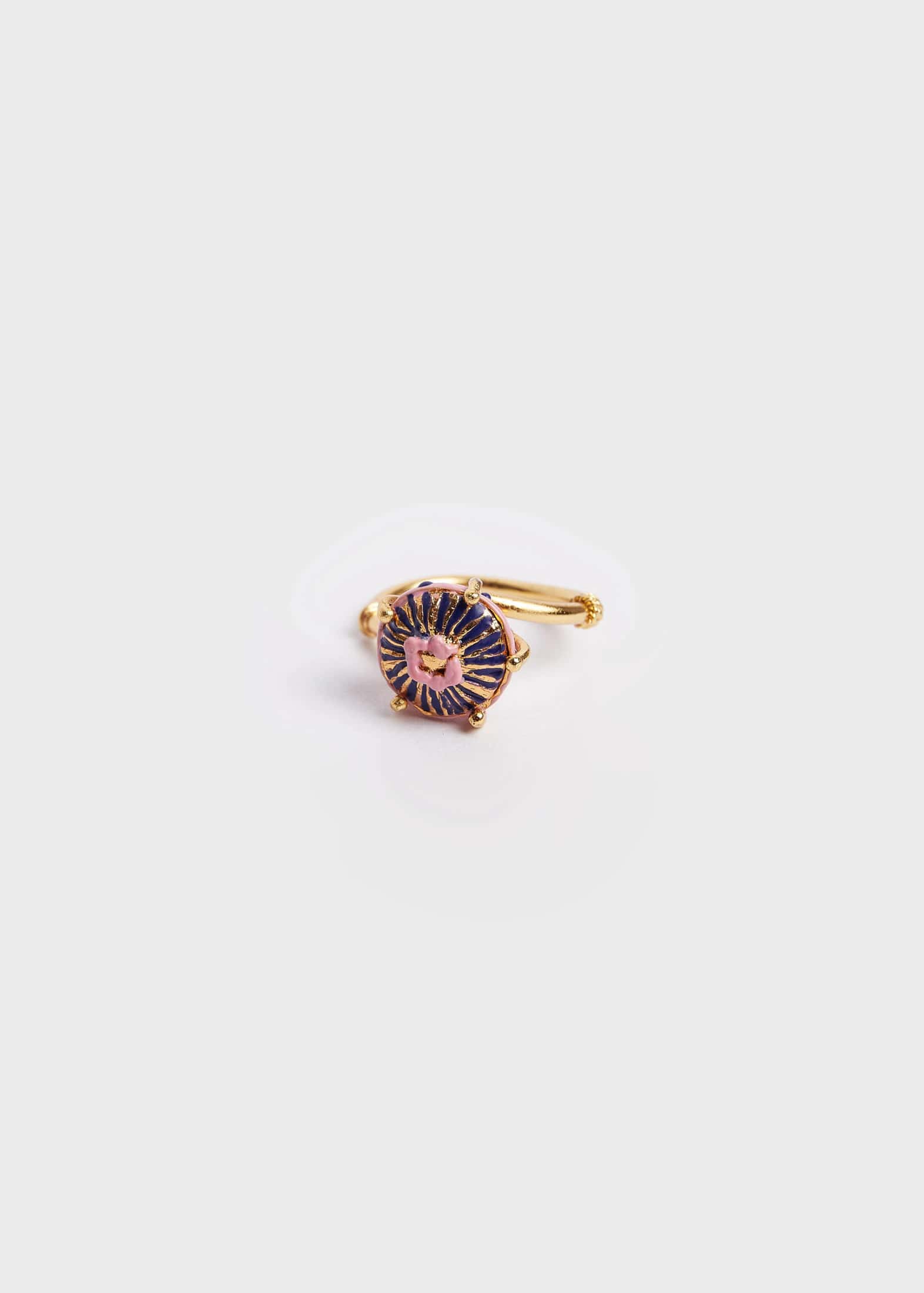 Anillo sombrerito mini azul rosa