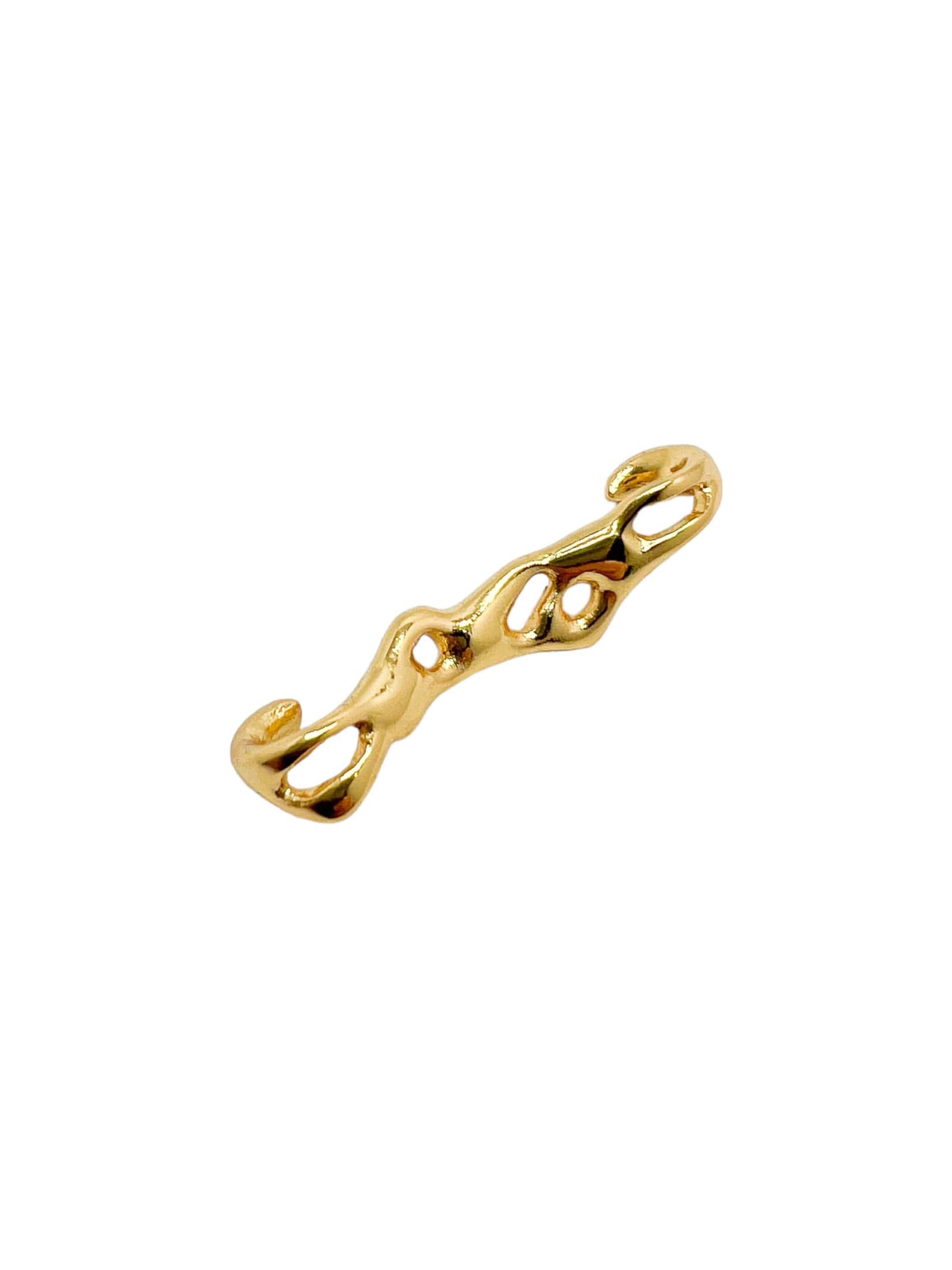 ear cuff irregular cosmic water gold - miniatura 2