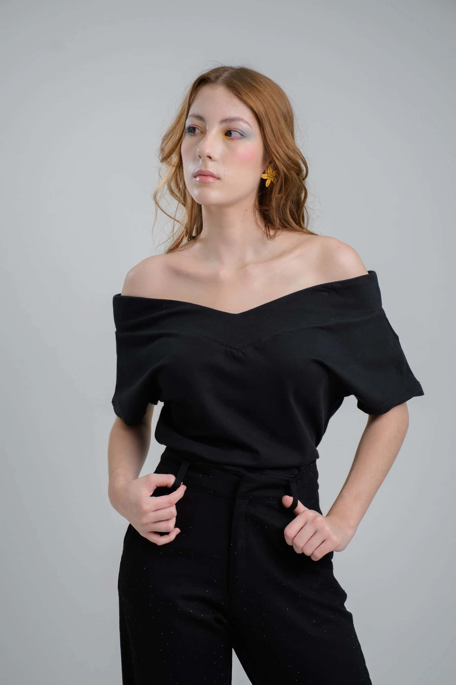 Blusa Spalla Black