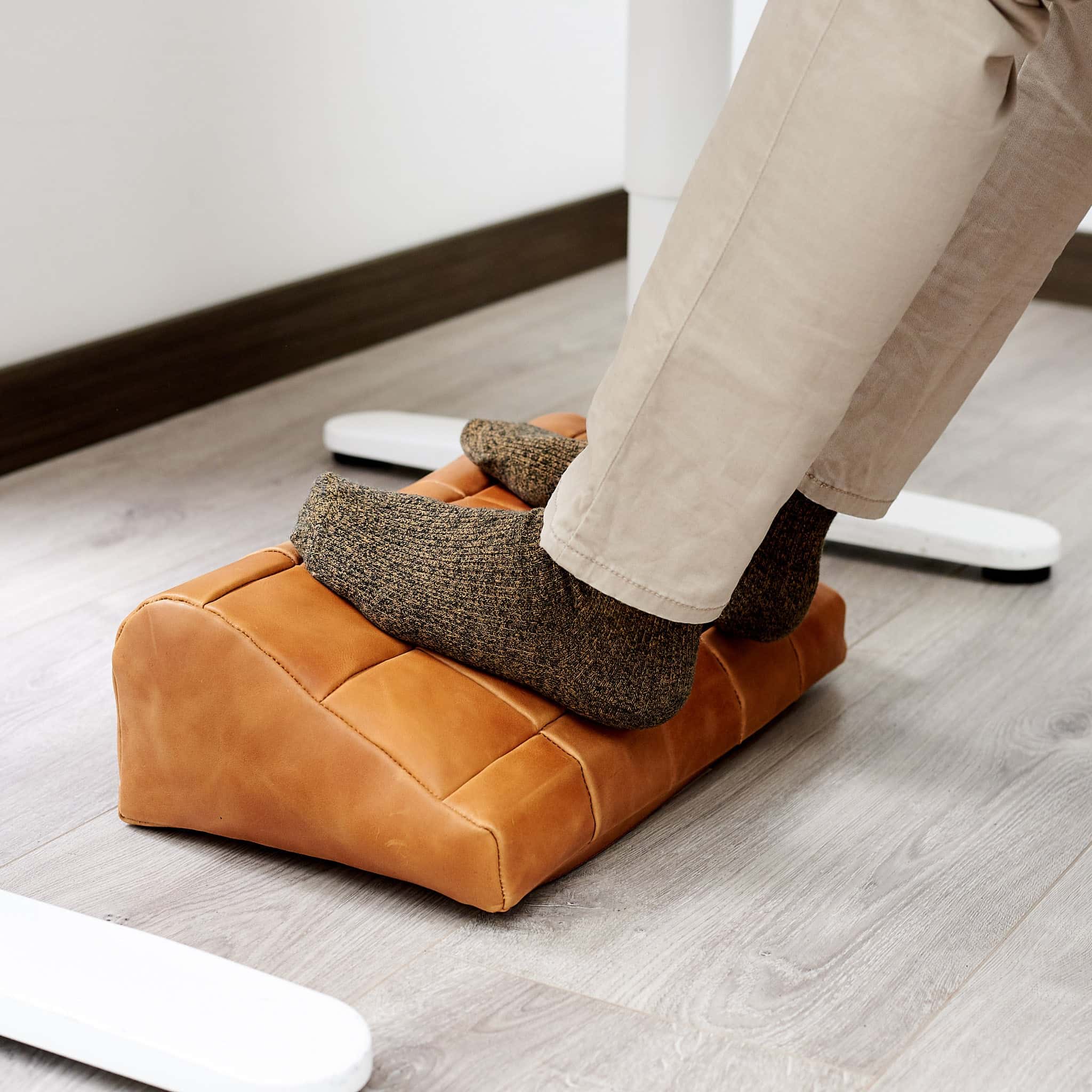 Desk Footrest Cover · Tan