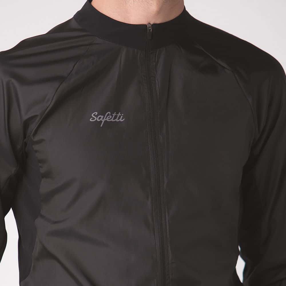 CHAQUETA CICLISMO AQUALITE NERO PARA HOMBRE - miniatura 5