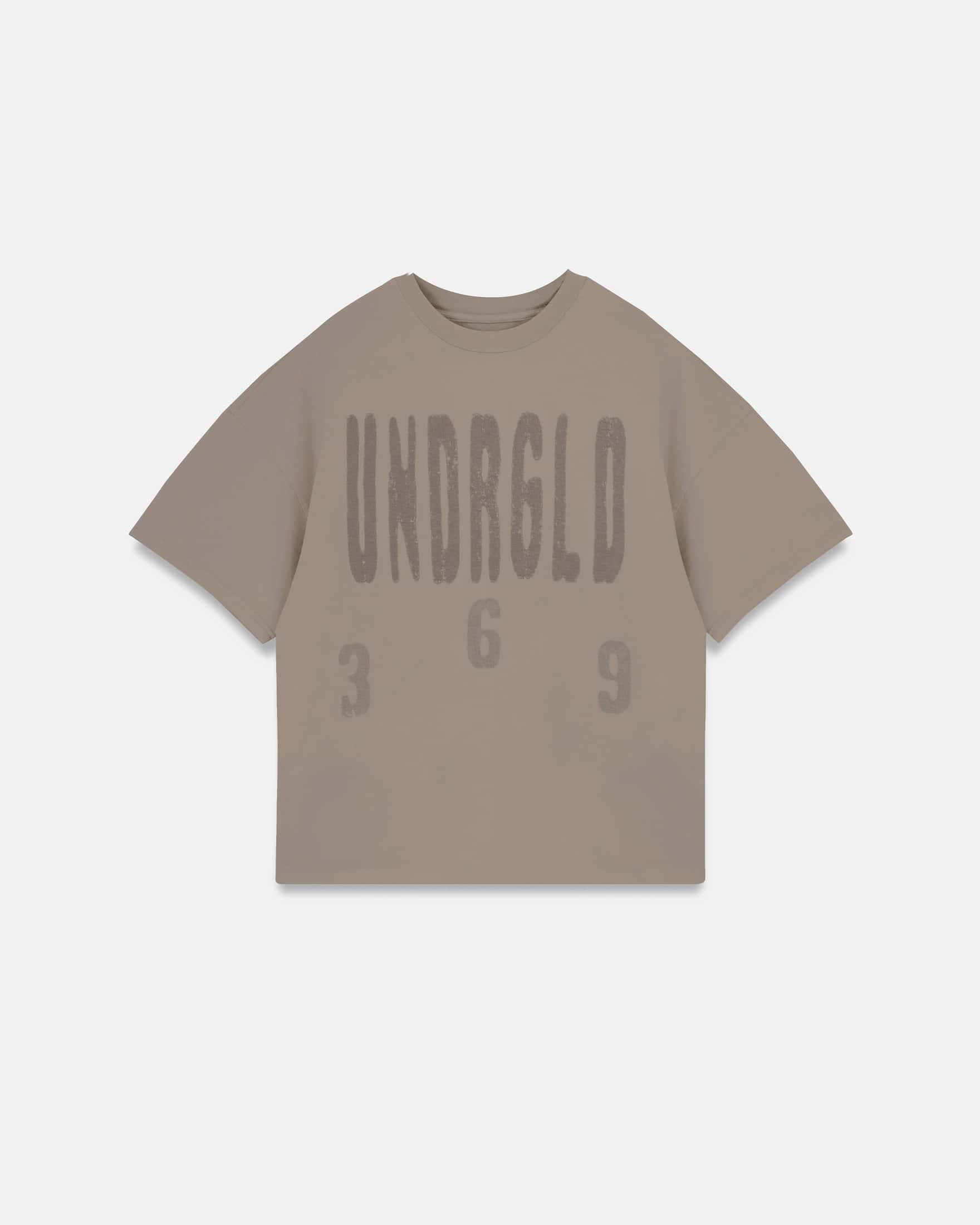 Spring UNDRGLD Boxy Fit Tshirt Cream