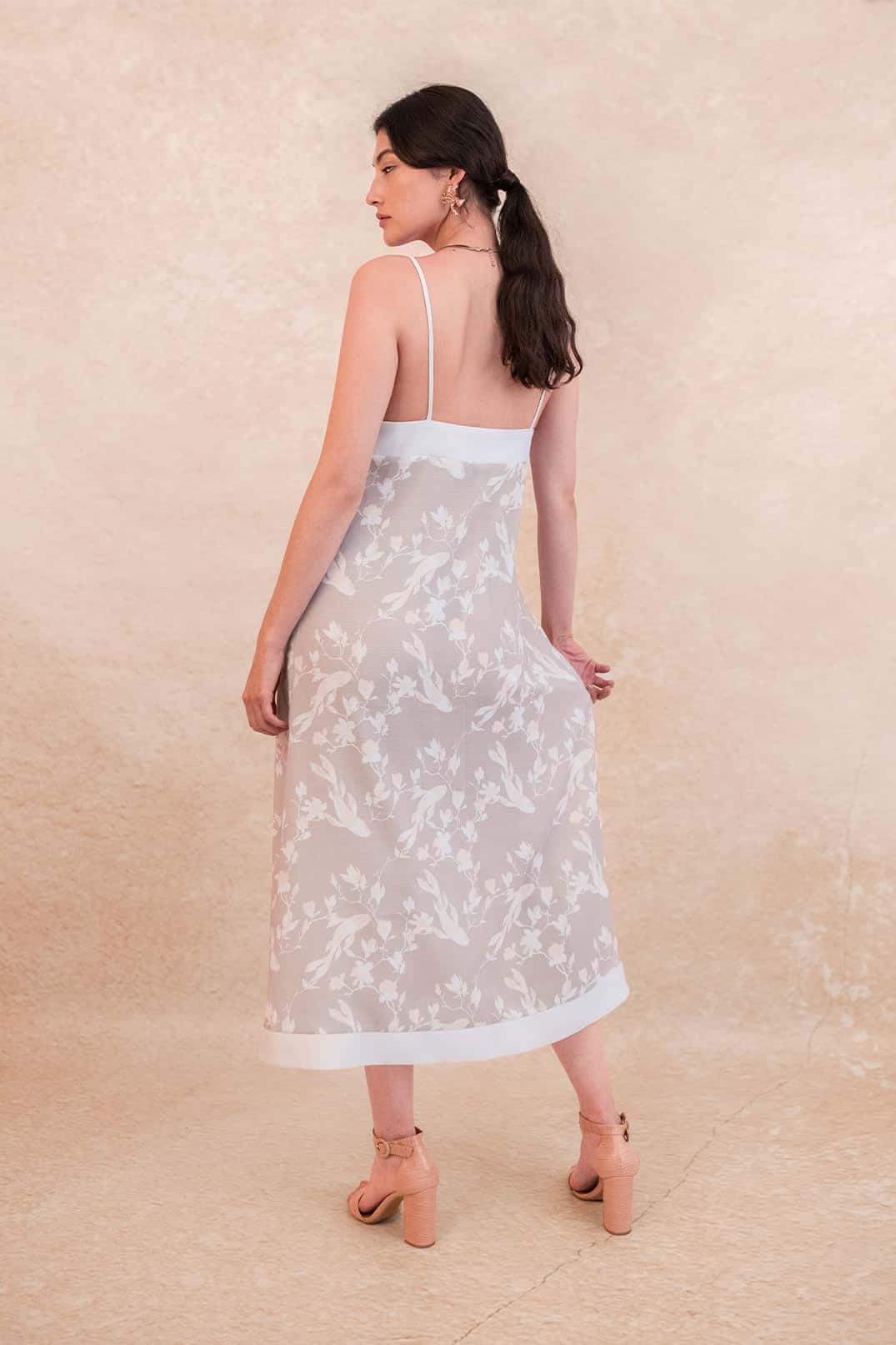 Vestido Okinawa Koi Nude - miniatura 6