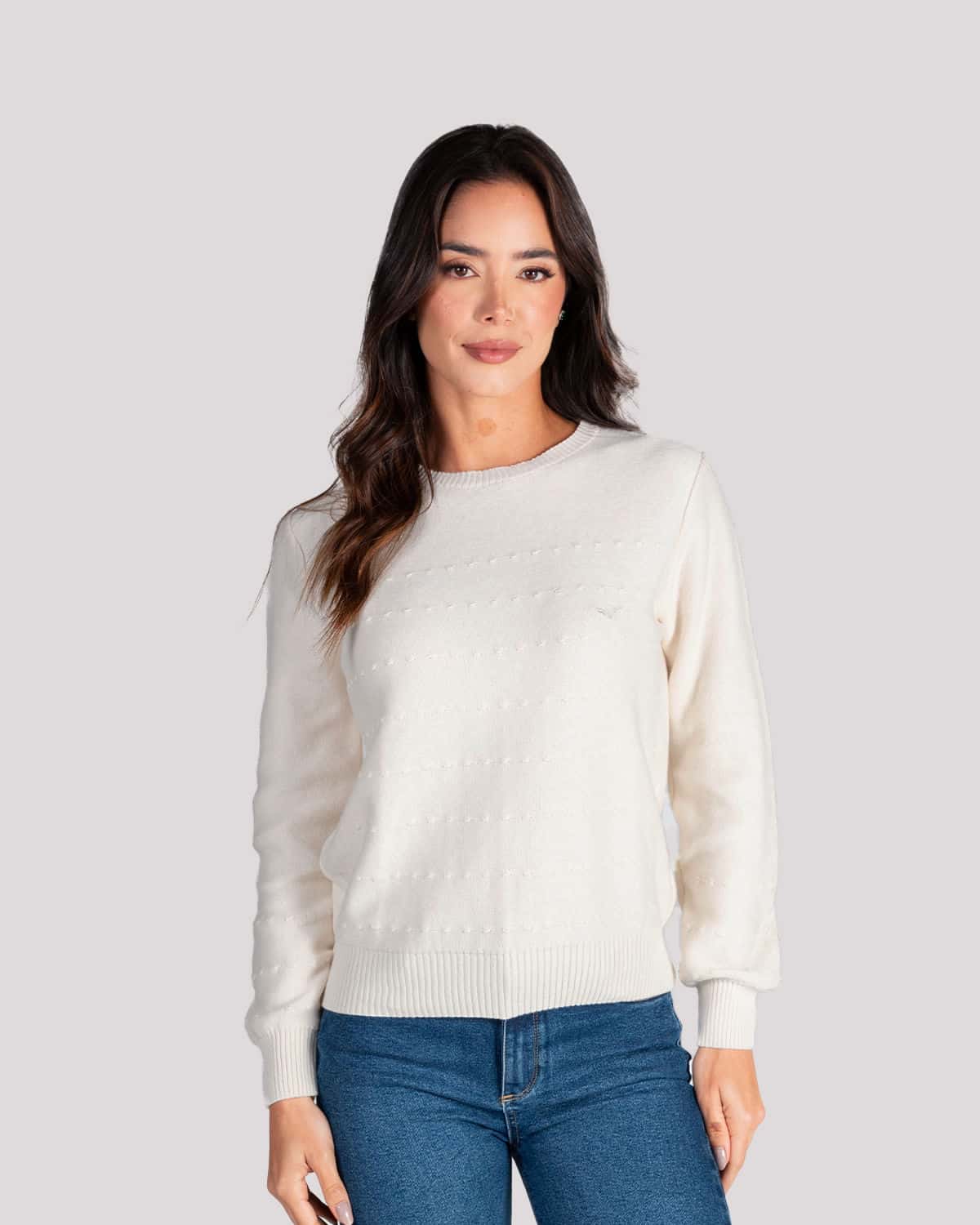 Sweater ivory para mujer