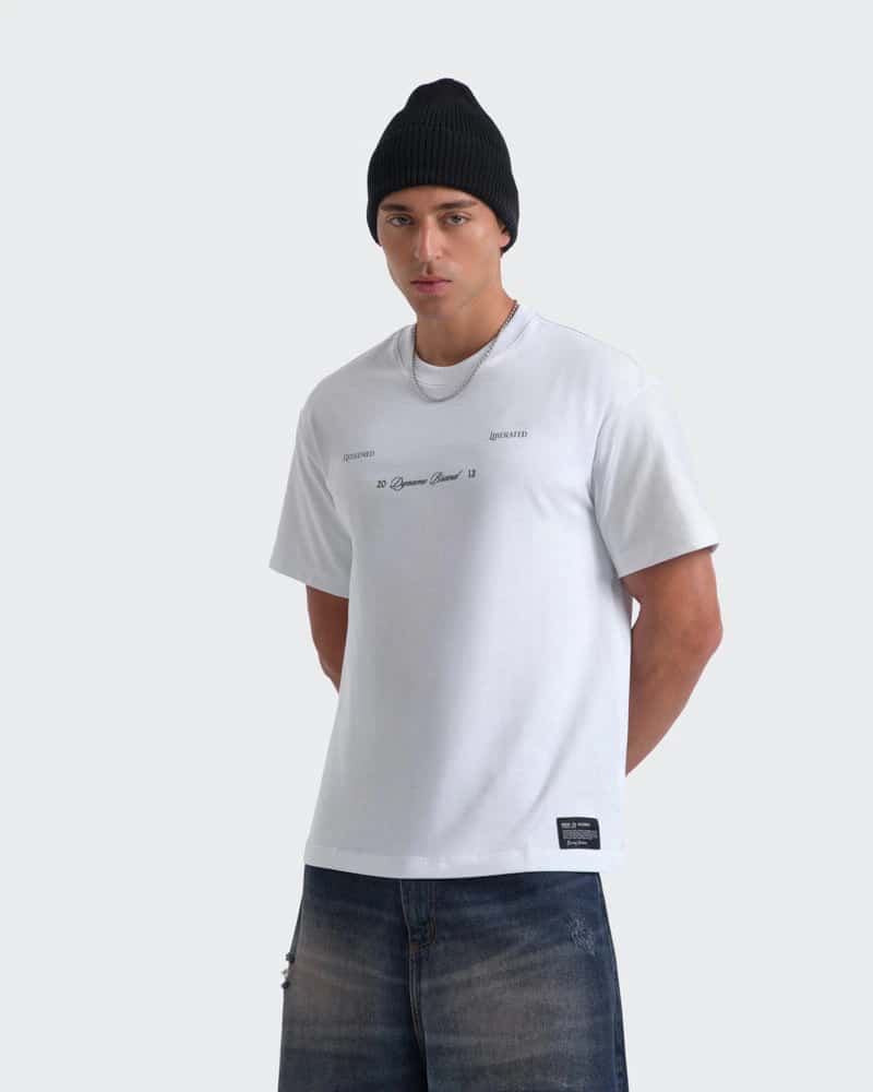 Camiseta Blanca Slim Fit Gracefall - miniatura 2