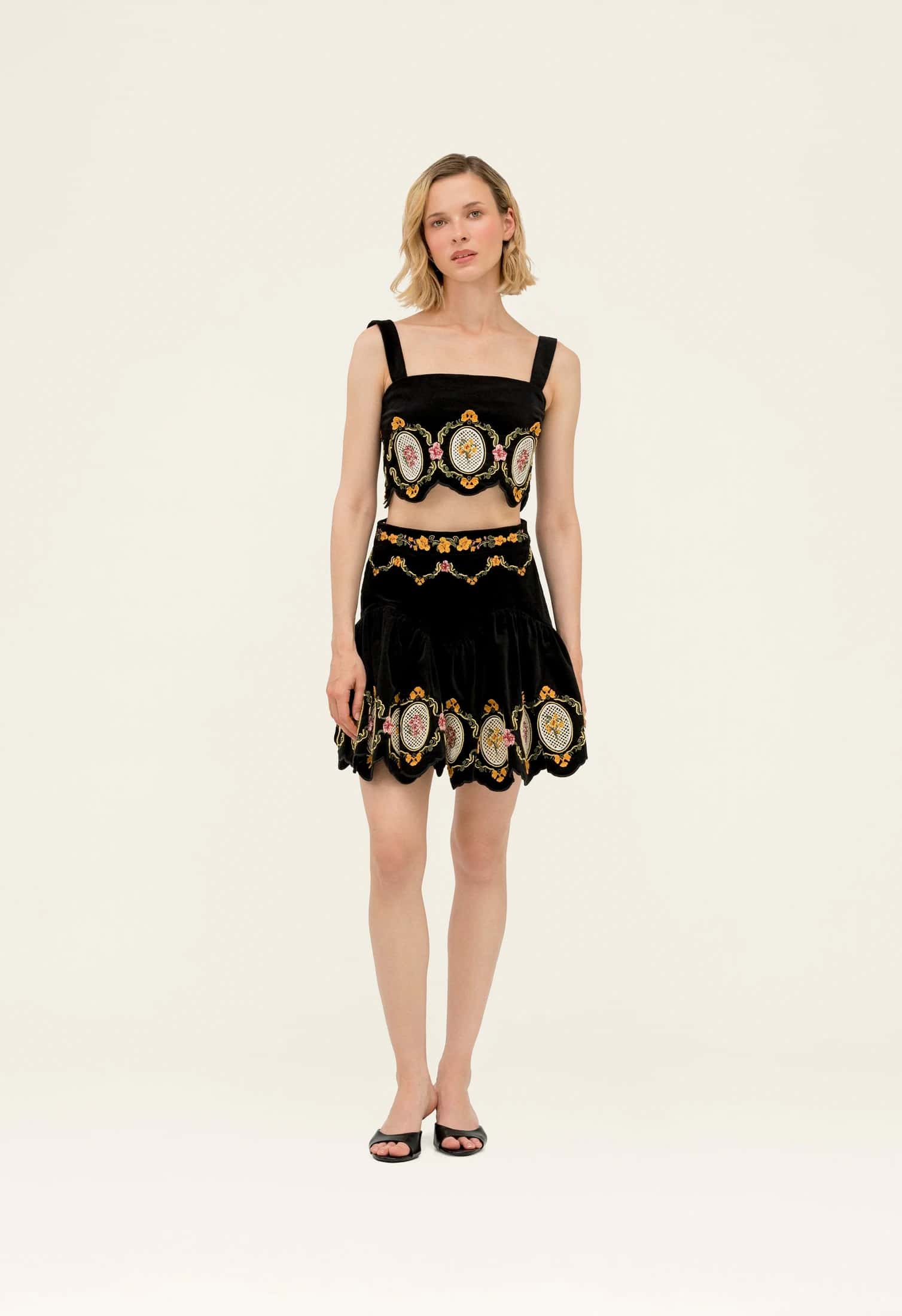 Luciana Cordillera Cropped top