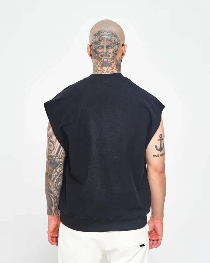 Camiseta Negra Tank Boxy Sleeveless - miniatura 3