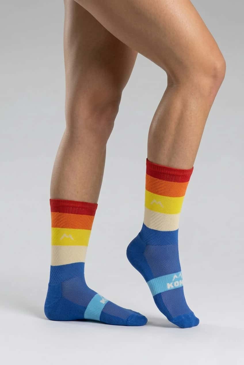 Medias Color Rush | Tejido Fantasy PRO, ciclismo y running