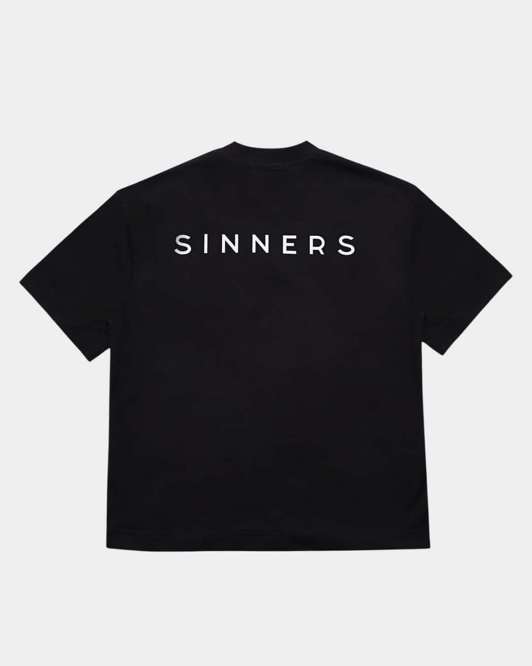 LOGO REGULAR BLACK T-SHIRT - miniatura 1
