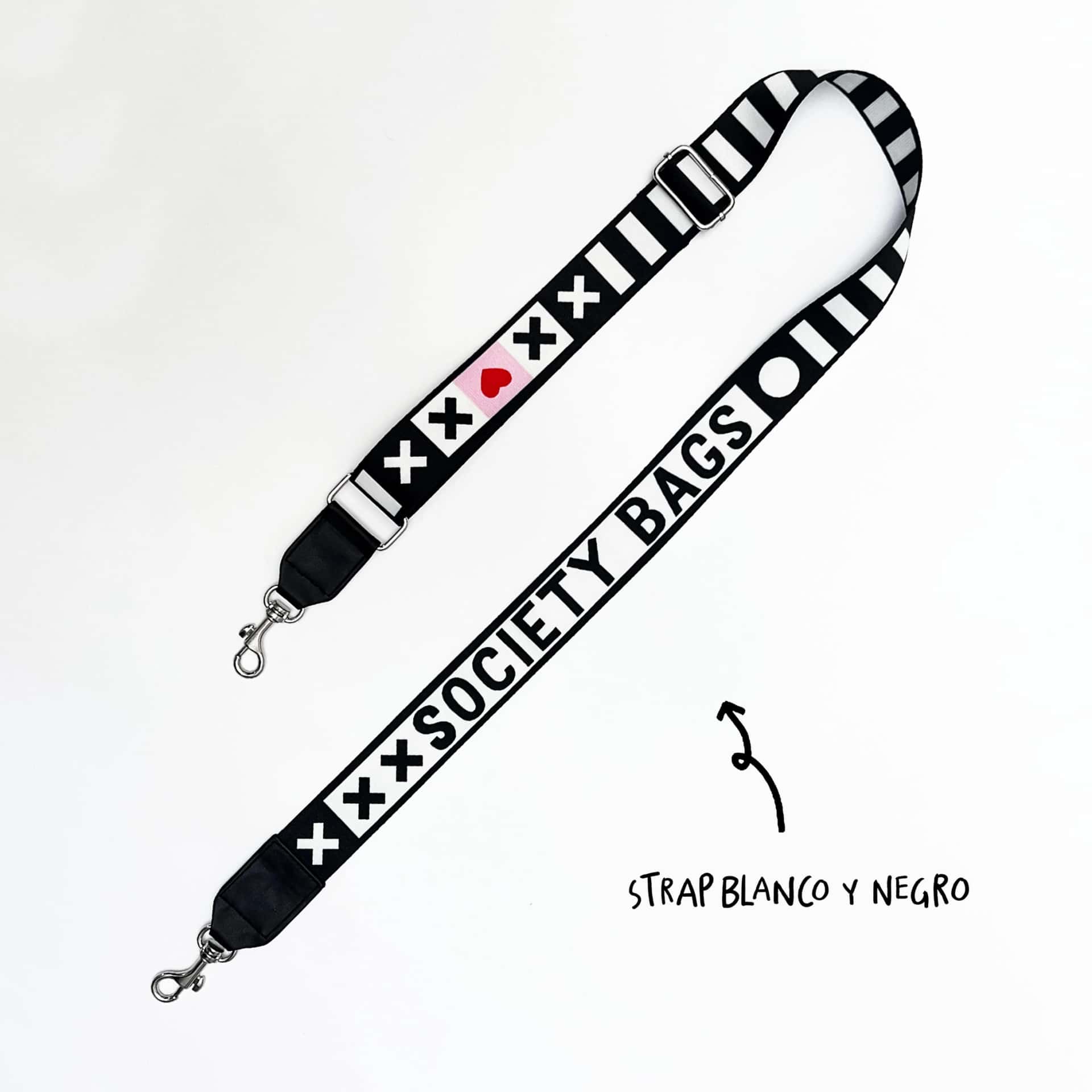 STRAP BLANCO Y NEGRO