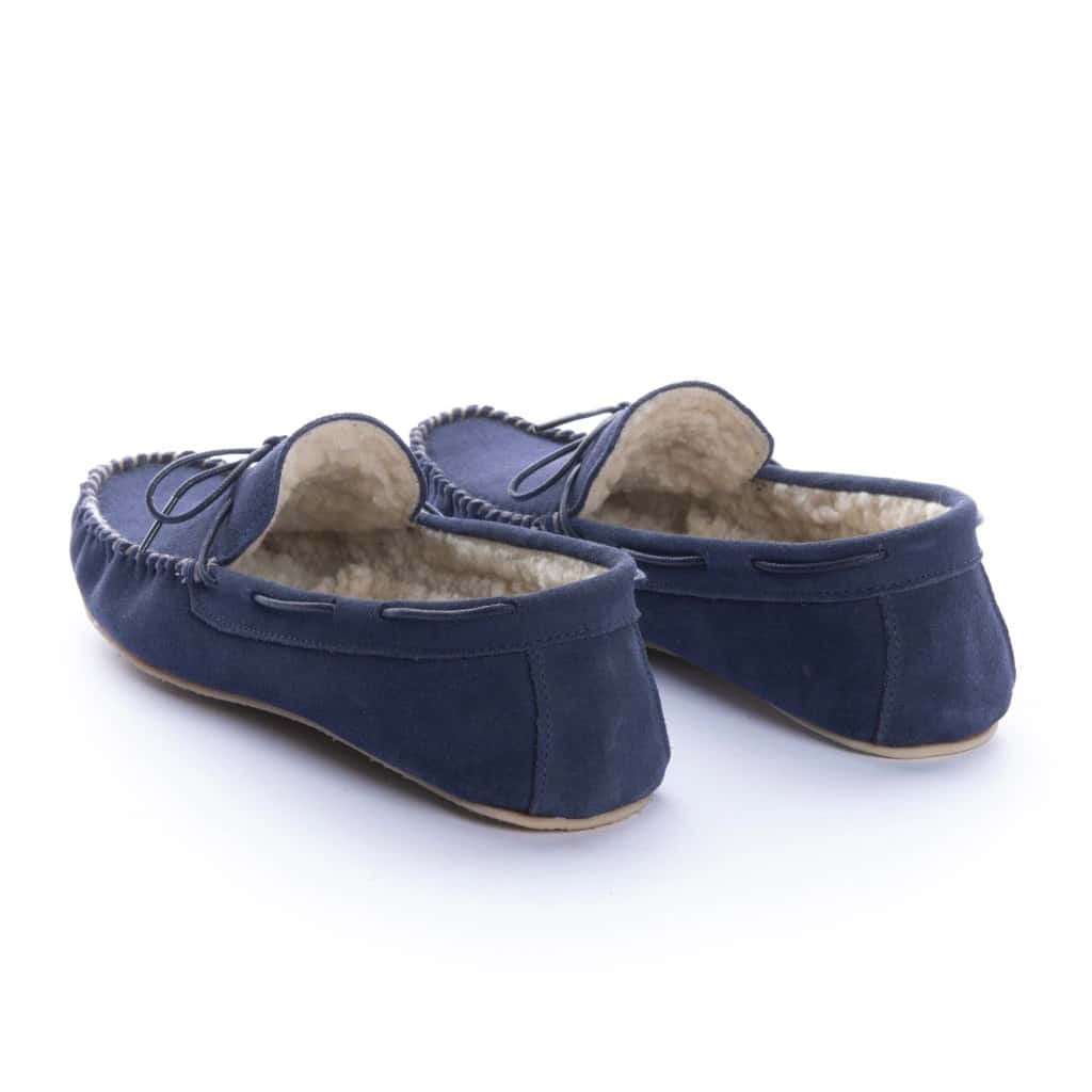 Pantuflas Apaches Hombre Azul Navy - miniatura 2