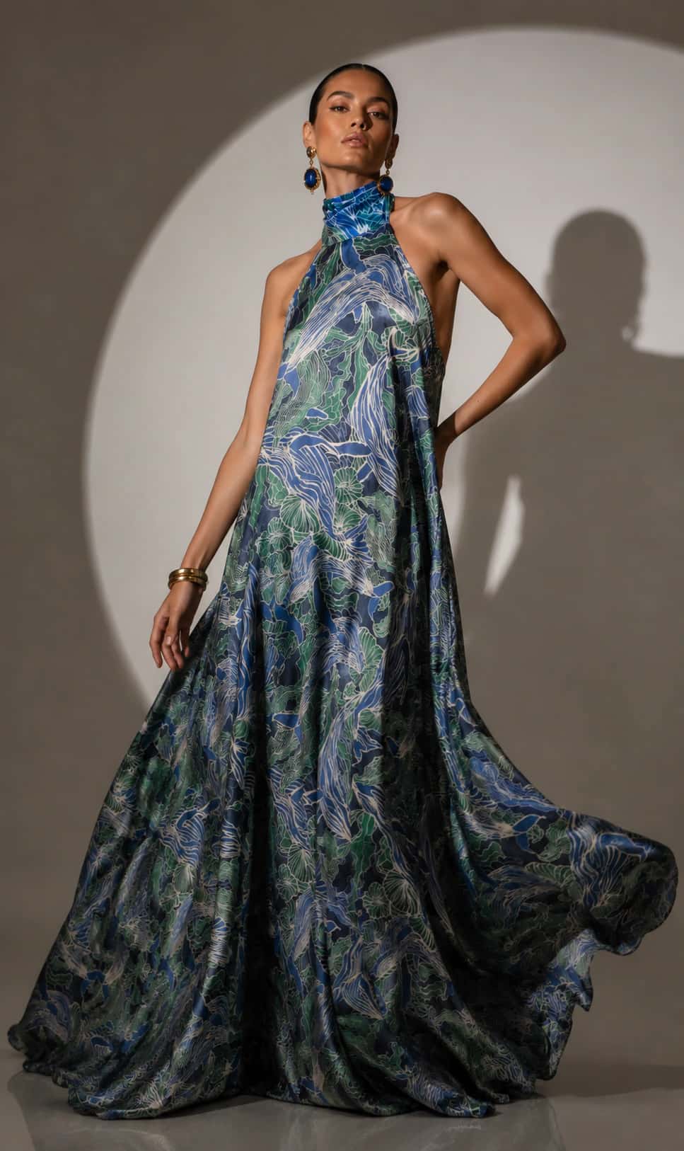 Vestido Apolinary Estampado Ballenas - miniatura 2