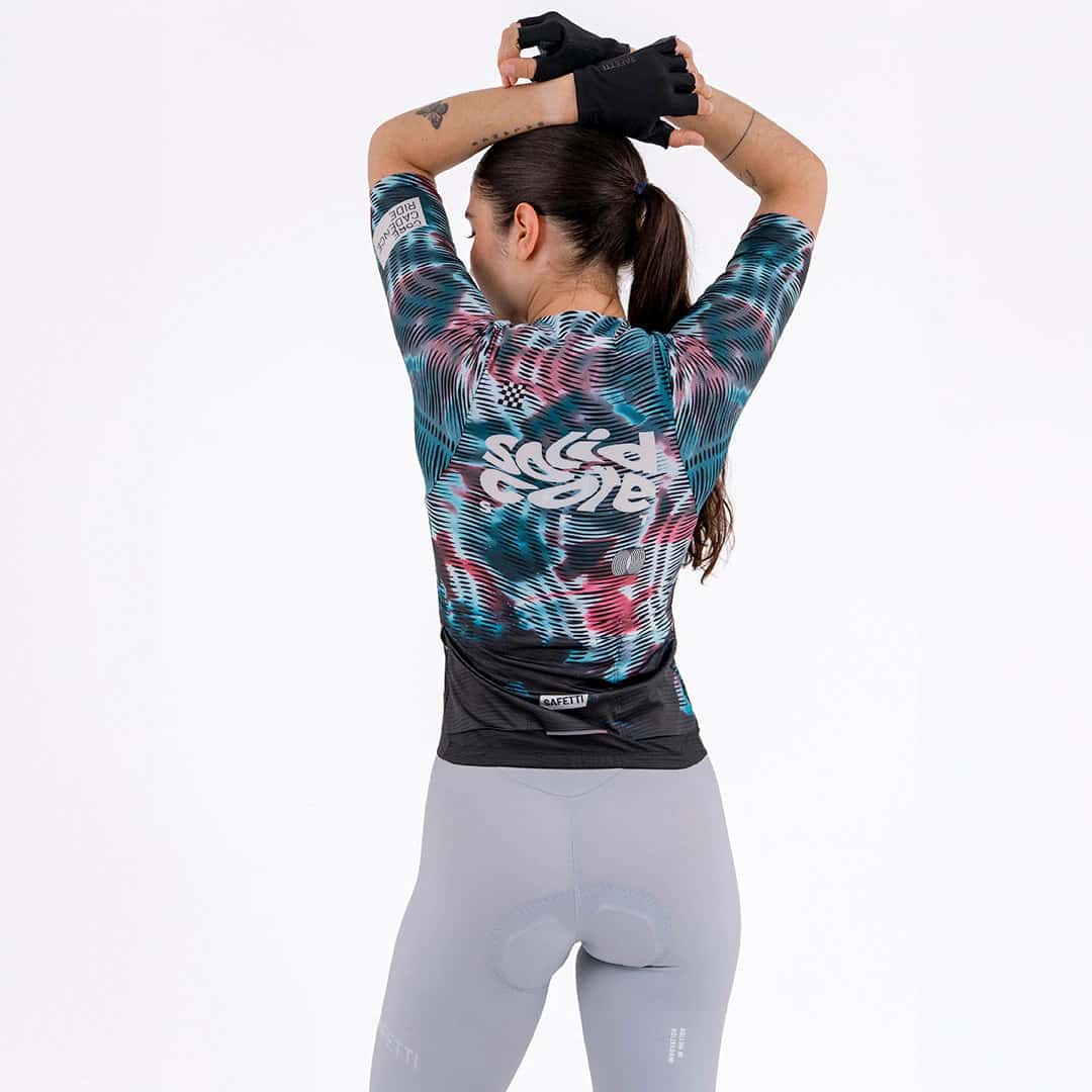 CAMISA CICLISMO MANGA CORTA SOLID CORE PARA MUJER - miniatura 2