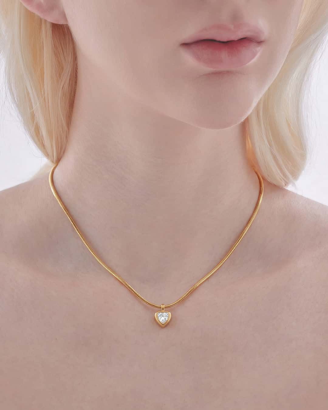 Collar Corazón Diamante Bold - miniatura 4