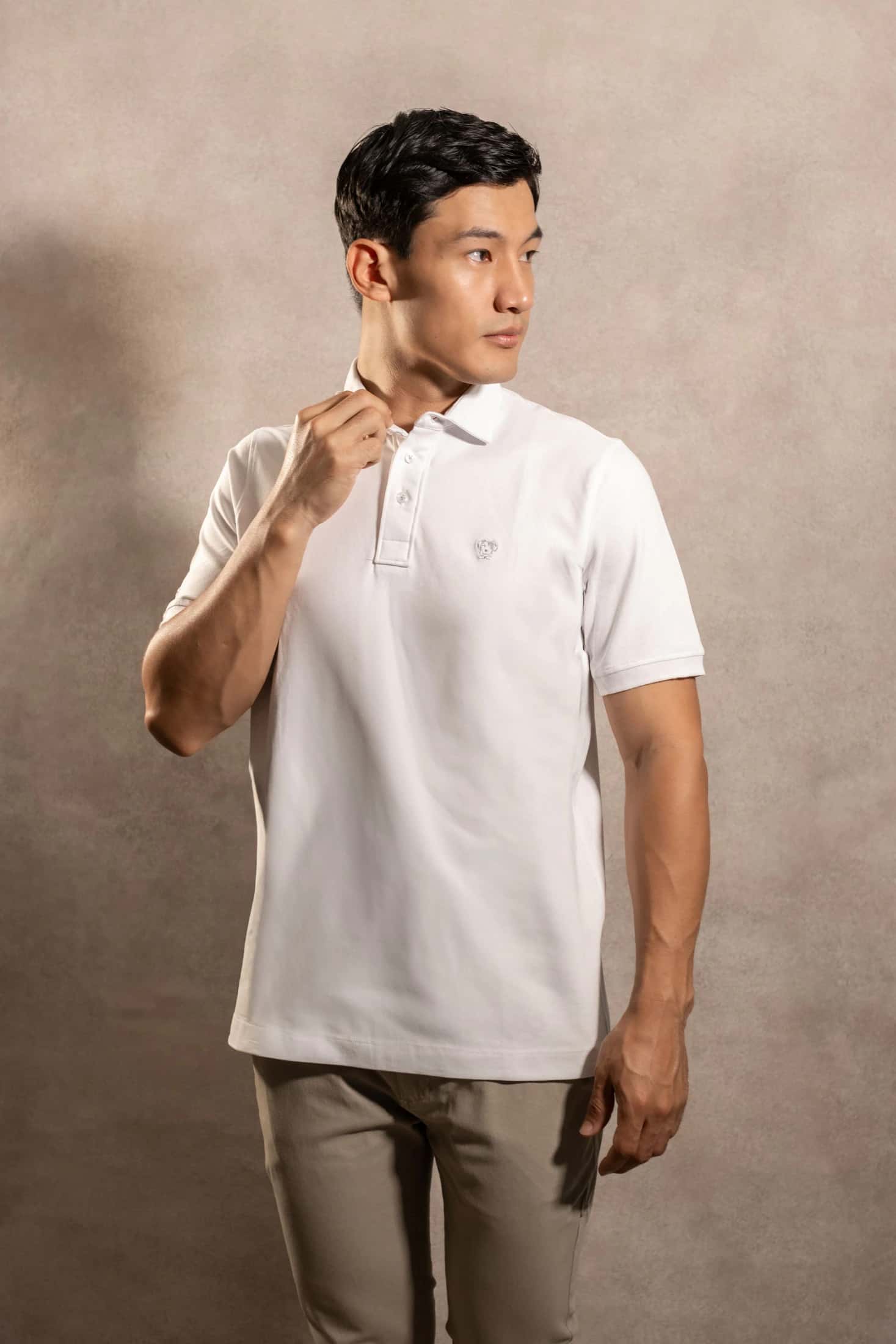 Polo Antimanchas Blanco