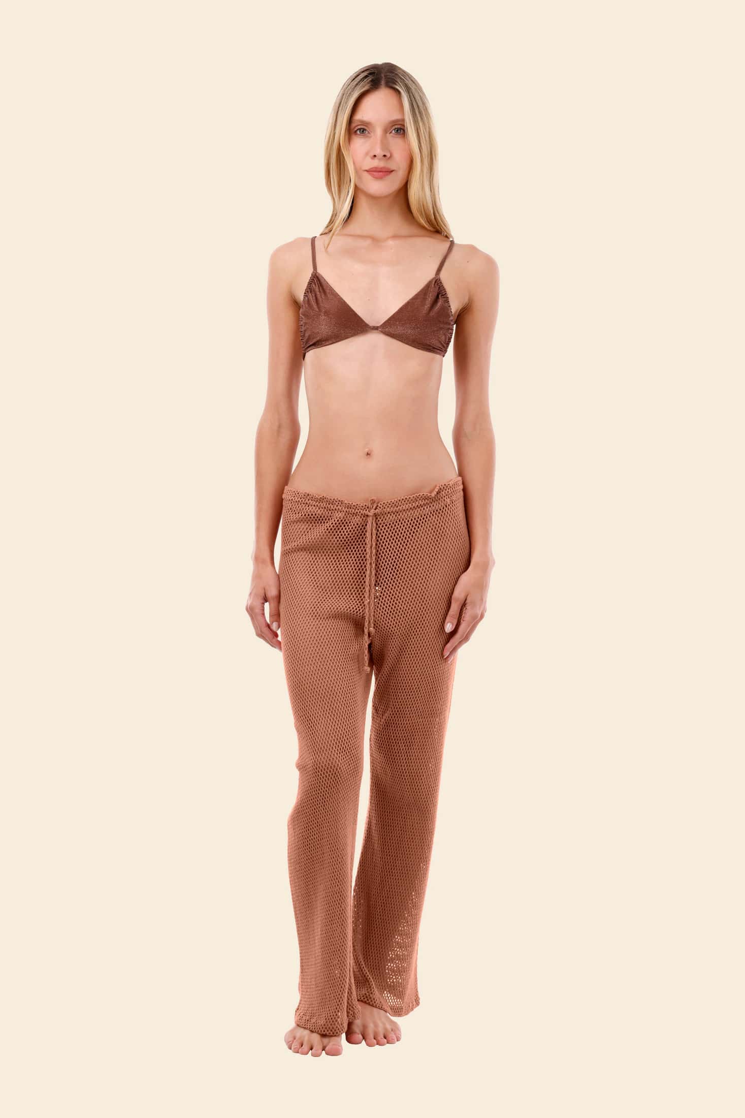 Salmon Mesh Malla Ikon Pants