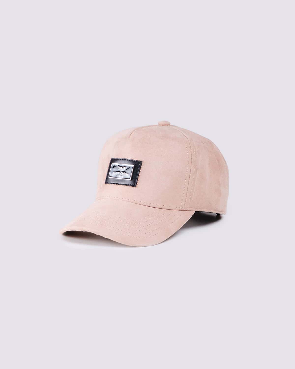 Gorra arena aplique frontal