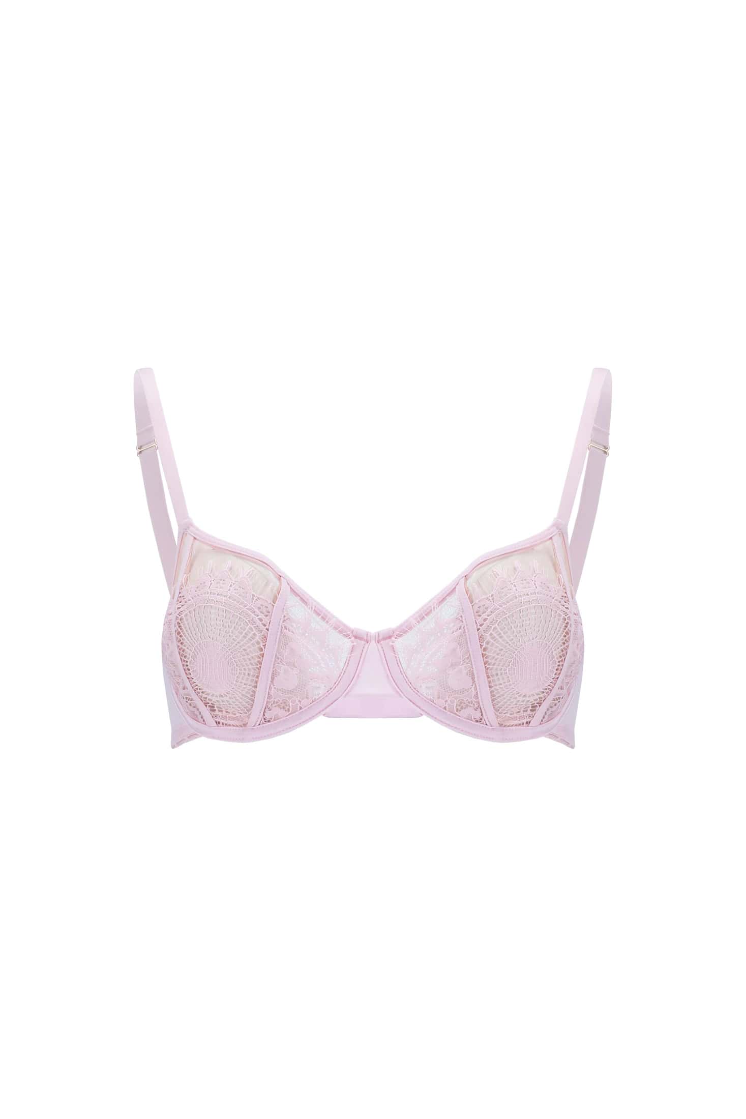 BRA CON ARO ELLIPSE VIBRANTE ROSADO - miniatura 4
