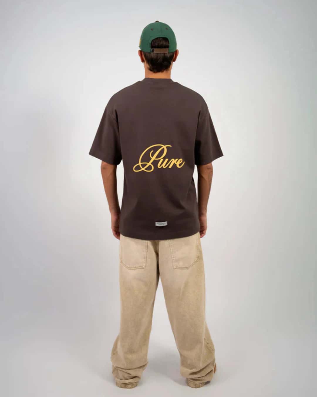 BROWN LOGO T-SHIRT - miniatura 4
