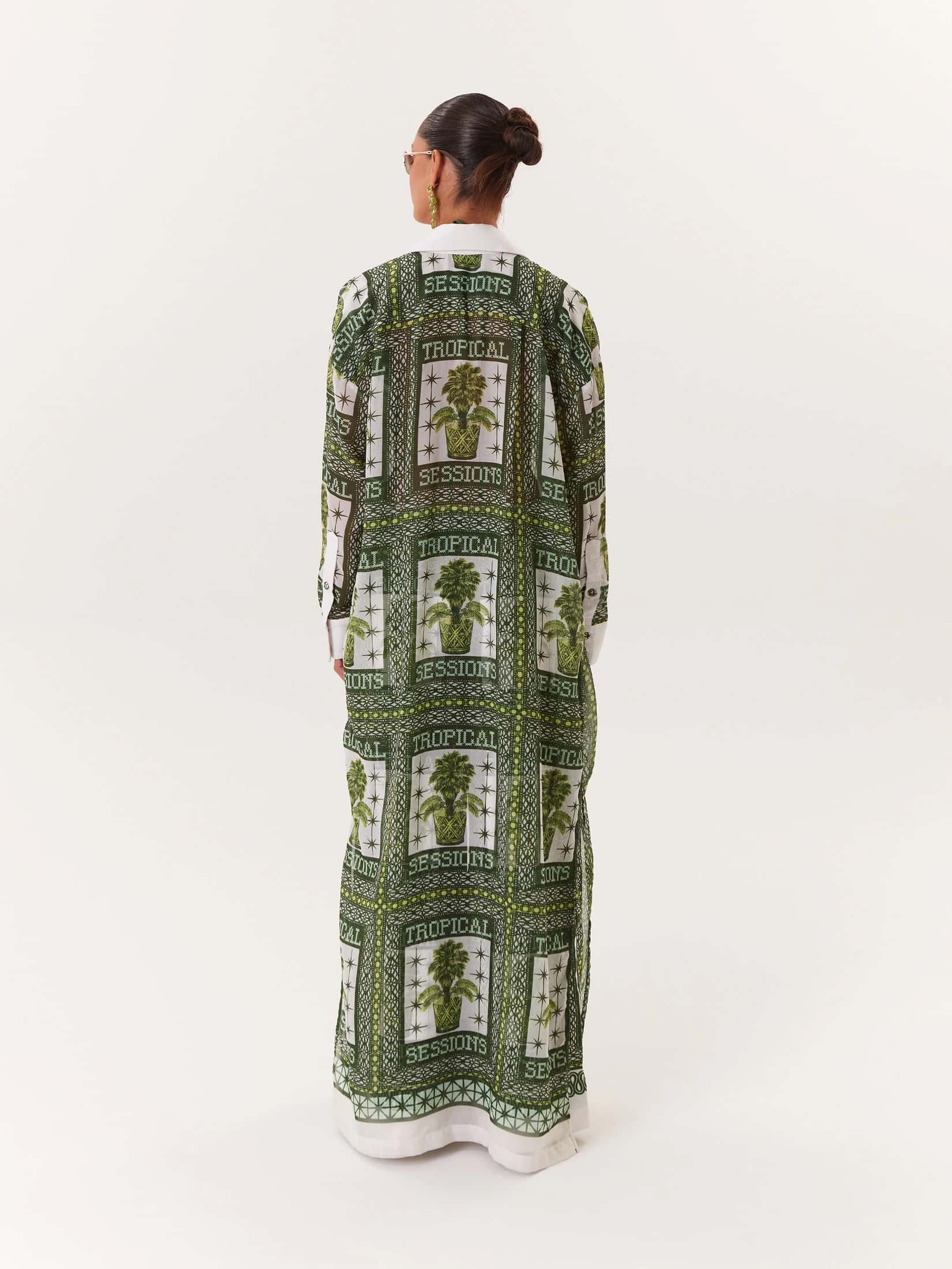Kimono Tropical - Verde - miniatura 2