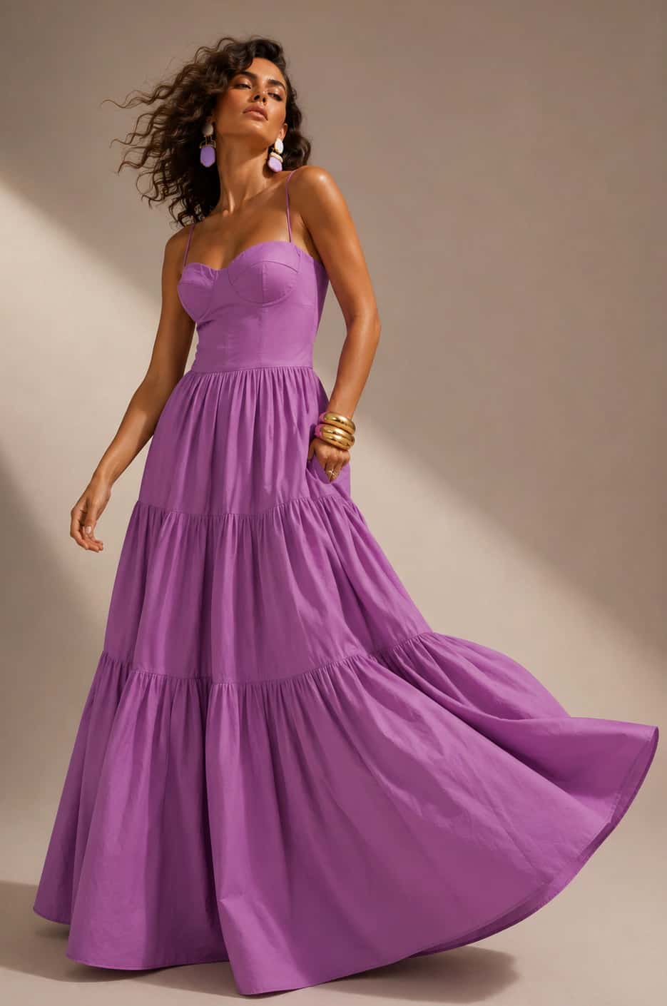 Vestido Pijao lila - miniatura 1