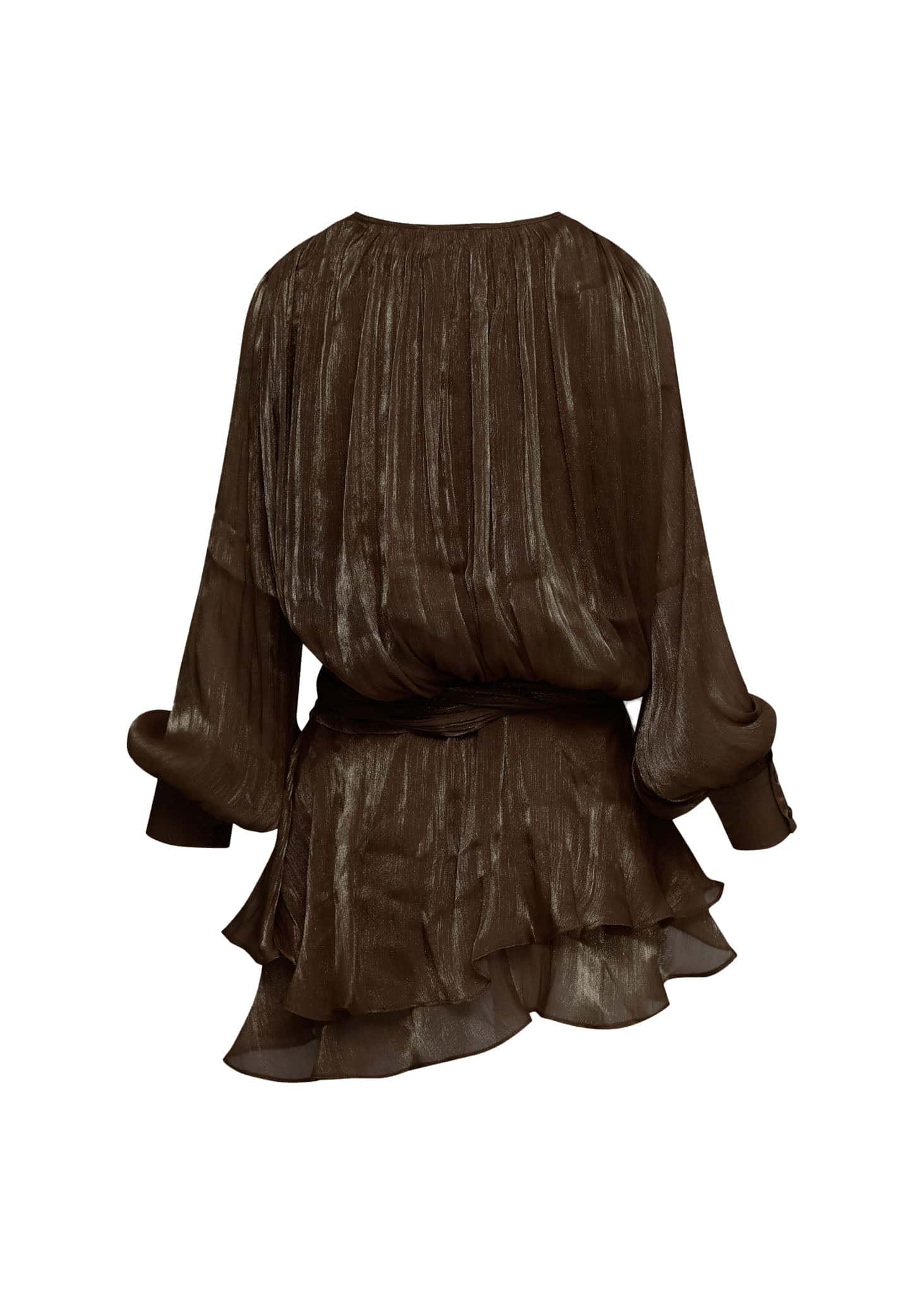 Vestido Satinado asimétrico
