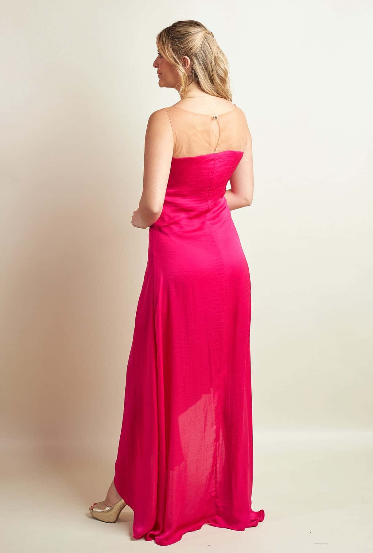 Vestido Inoa Fucsia - miniatura 3